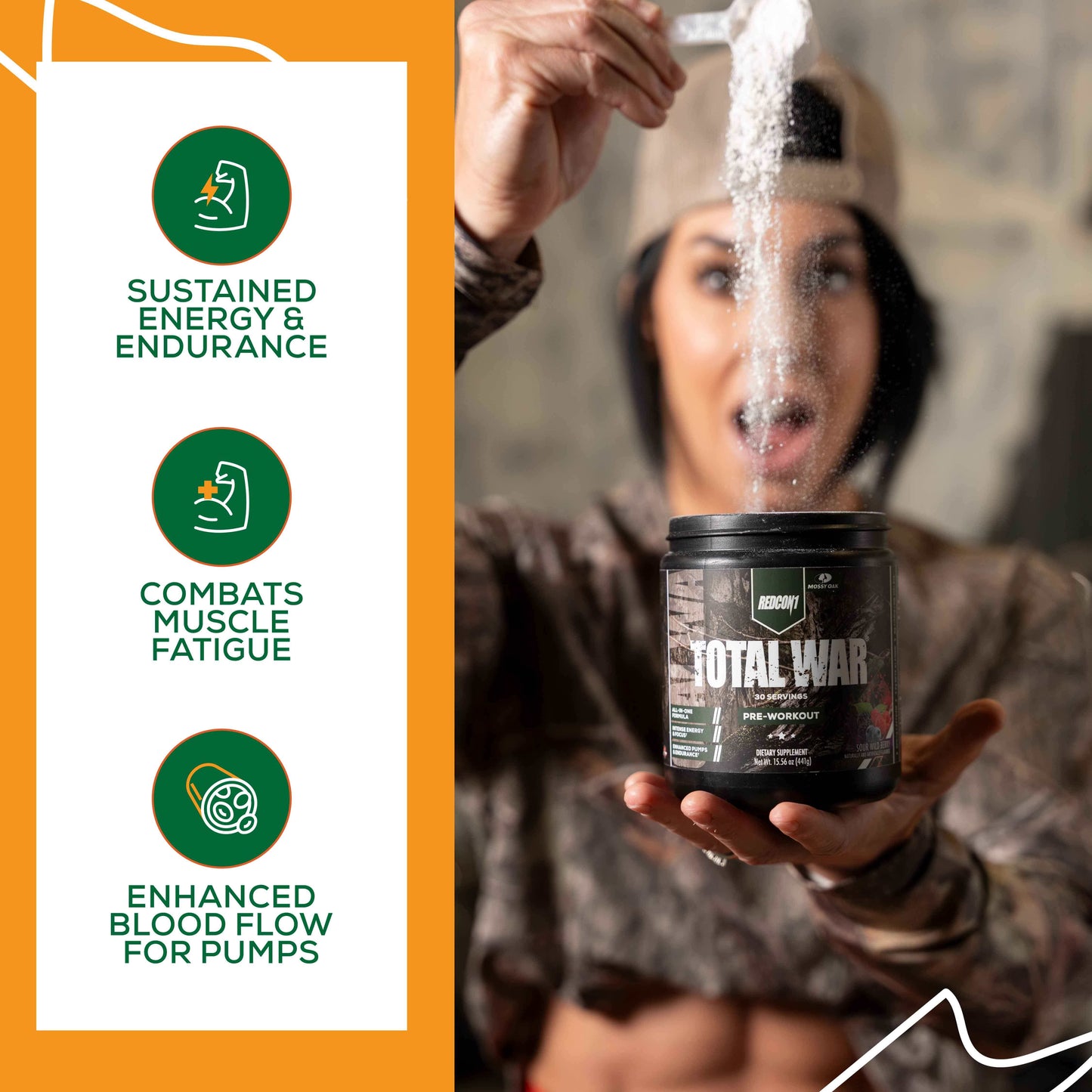 TOTAL WAR MOSSY OAK? SOUR WILD BERRY