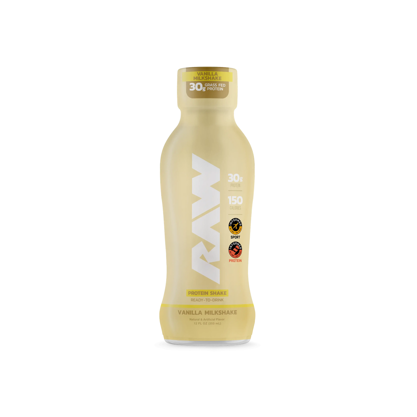 Vanilla Milkshake Ready To Drink Isolate Protein | Raw Nutrition