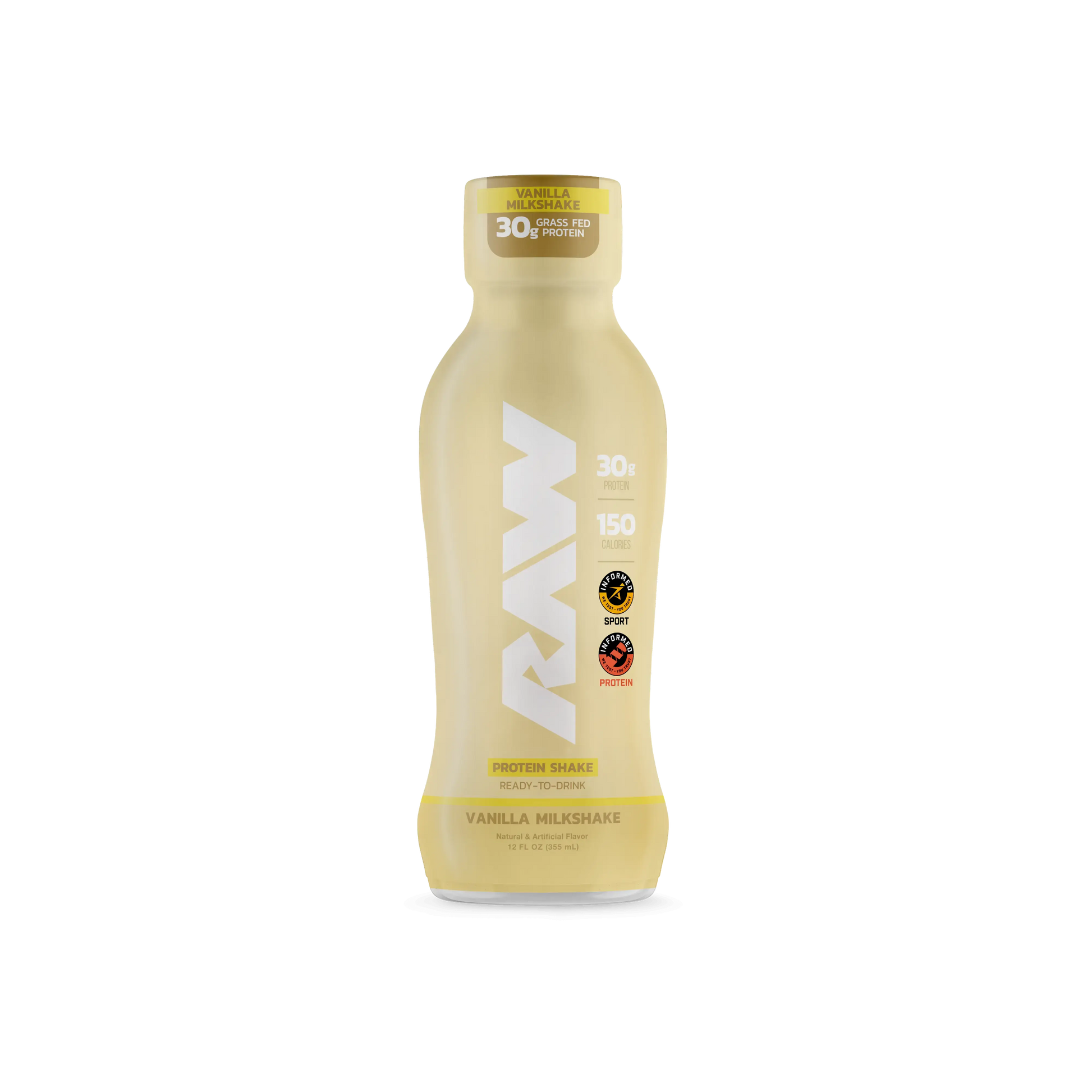 Vanilla Milkshake Ready To Drink Isolate Protein | Raw Nutrition