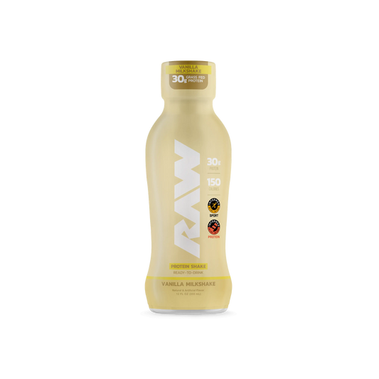 Vanilla Milkshake Ready To Drink Isolate Protein | Raw Nutrition