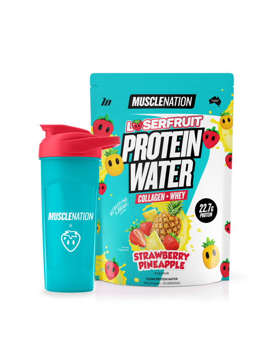 LOSERFRUIT PROTEIN WATER - Strawberry Pineapple - 25 serves 750g-Protein Waters-MNSUPPS0375-9359054002388-1-Muscle Nation