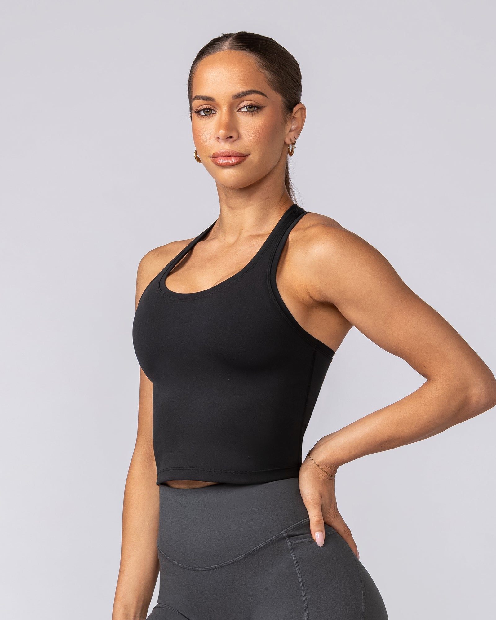Practice Tank - Black-Singlets & Tanks-XXS-062509BLK-XXS-MNAPPRL42882-2-Muscle Nation