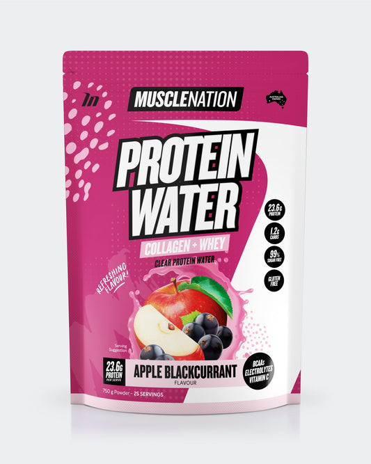 PROTEIN WATER - Apple Blackcurrant - 25 serves 750g-Protein Waters-MNSUPPS0236-9359054001220-1-Muscle Nation