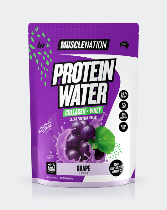 PROTEIN WATER - Grape - 25 serves 750g-Protein Waters-MNSUPPS0323-9359054001190-1-Muscle Nation