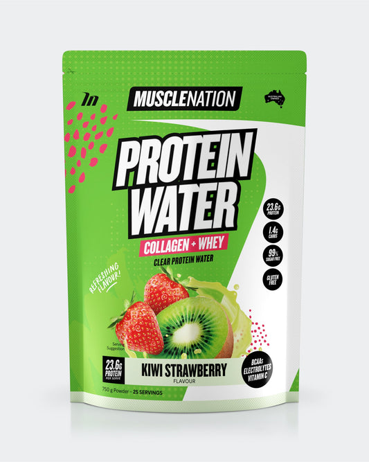 PROTEIN WATER - Kiwi Strawberry - 25 serves 750g-Protein Waters-MNSUPPS0255-9359054001244-1-Muscle Nation