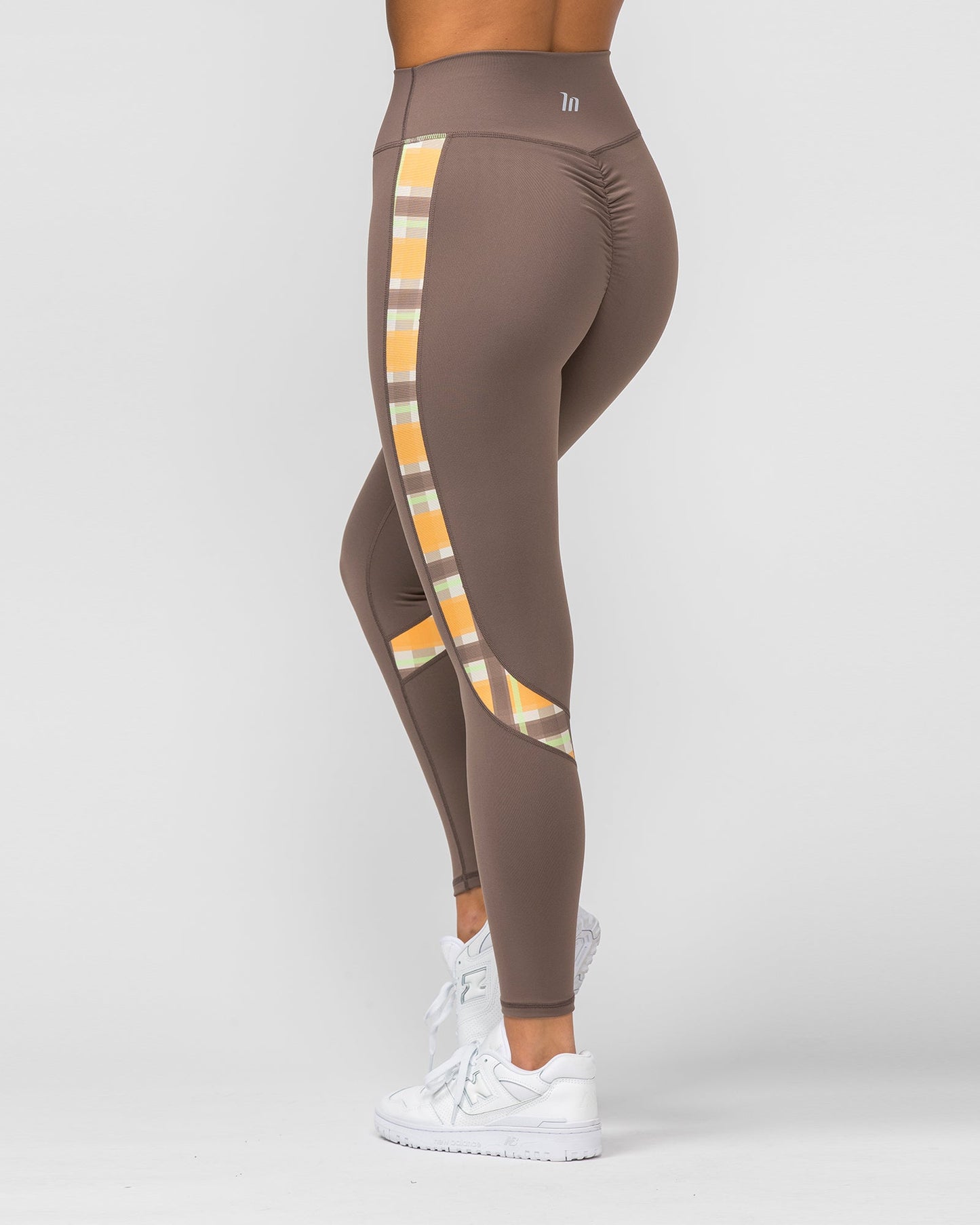 Sunlight Signature Scrunch Ankle Length Leggings - Taupe-Leggings-XXS-012206TAUPE-XXS-MNAPPRL13122-5-Muscle Nation