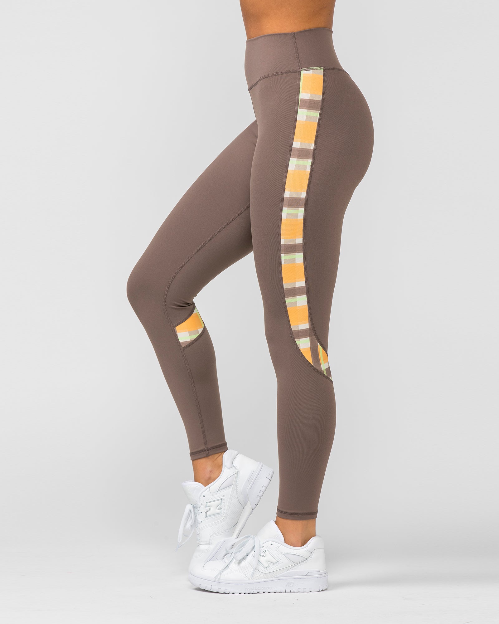Sunlight Signature Scrunch Ankle Length Leggings - Taupe-Leggings-XXS-012206TAUPE-XXS-MNAPPRL13122-4-Muscle Nation