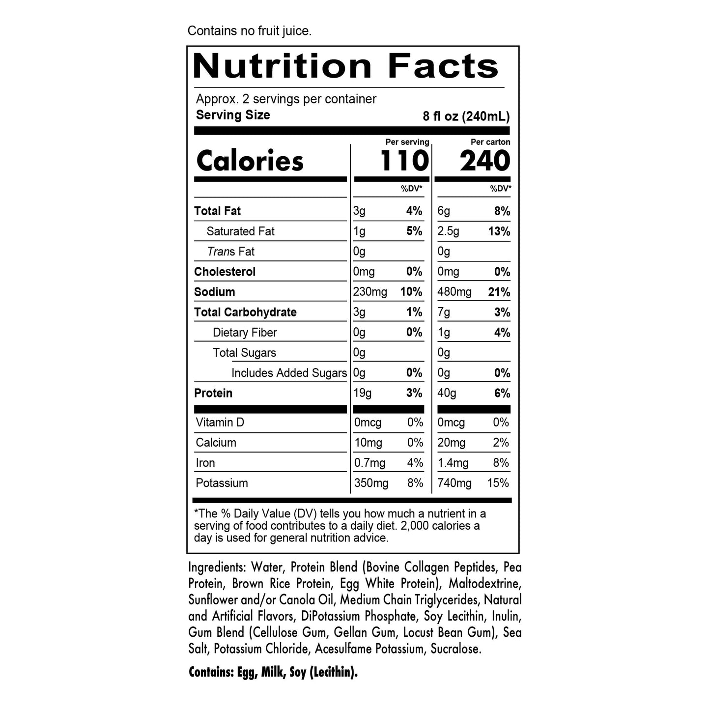 MRE Ready To Drink Protein Shakes