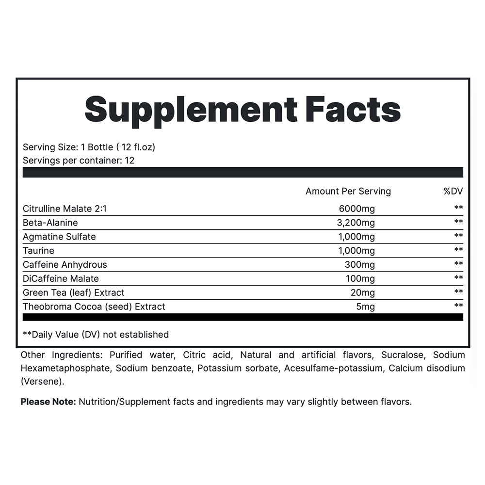 RTD - Cali Splash Supp Fact