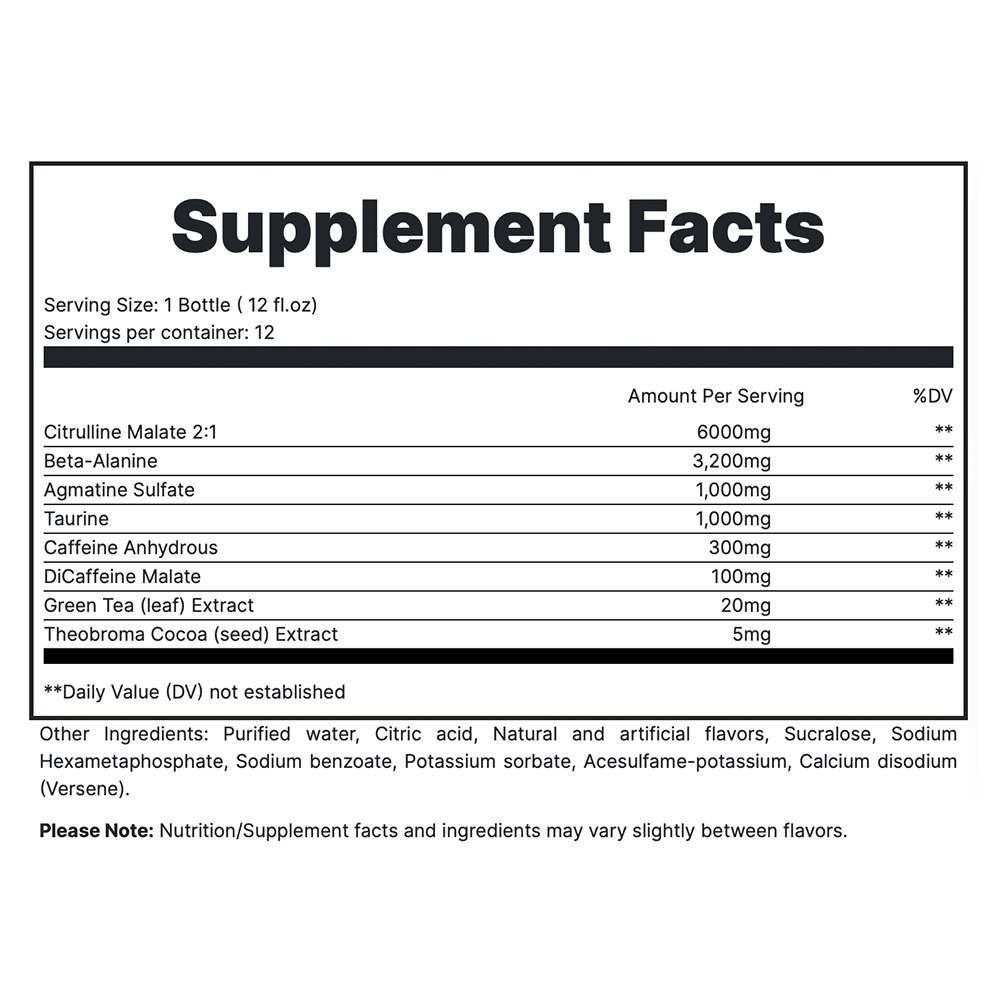 RTD -Patriot  Supp Fact
