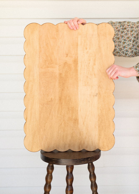 Scalloped Cutting Board - Ballerina Farm
