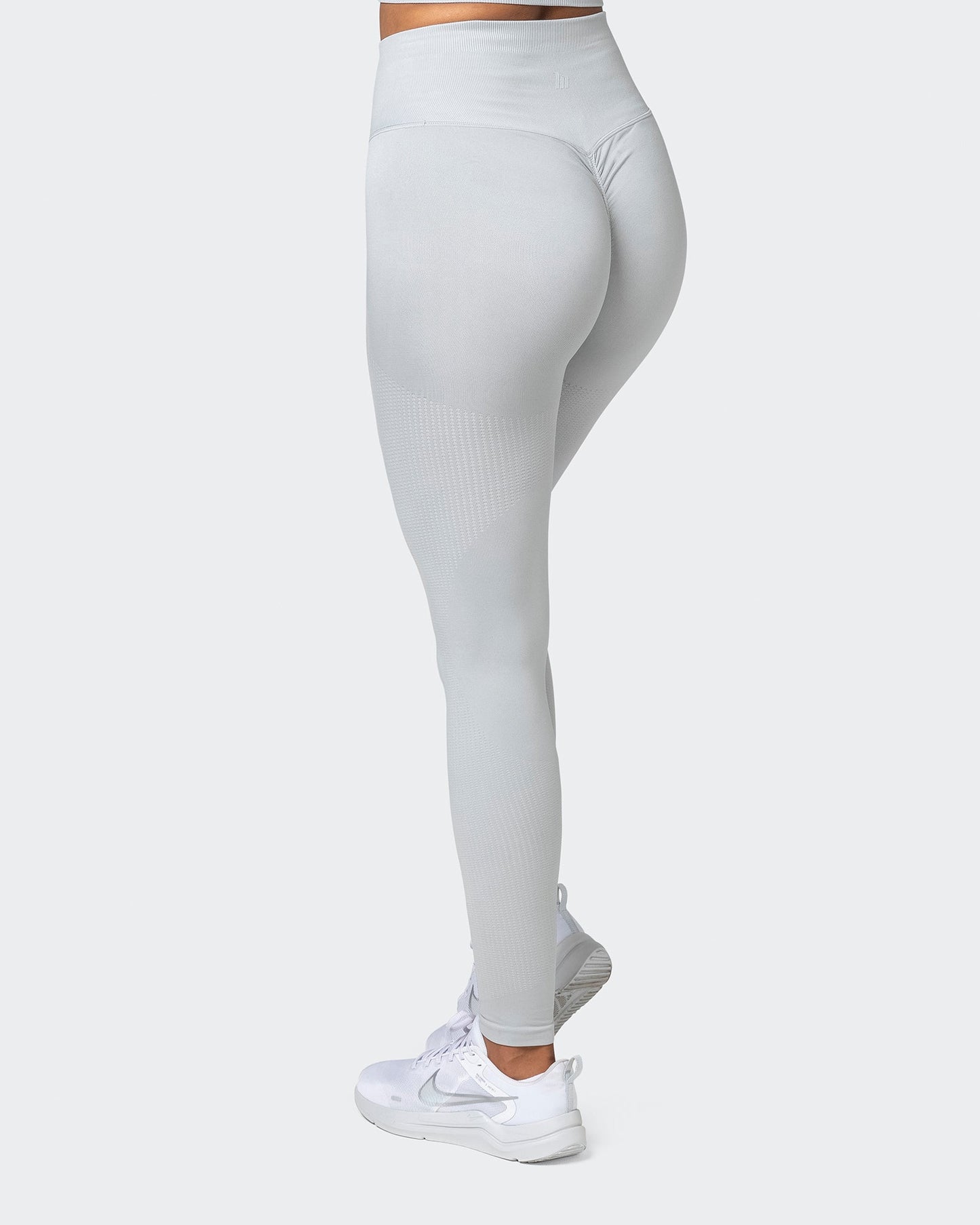Seamless Full Length Leggings - Steel-Leggings-XS-032232STEEL-XS-MNAPPRL16898-6-Muscle Nation