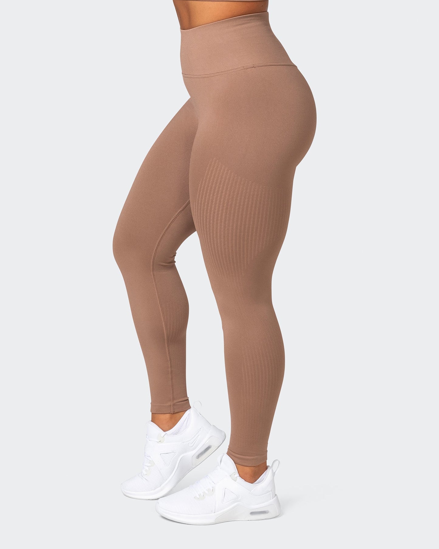 Seamless Full Length Leggings - Biscuit-Leggings-XS-032232BSCUIT-XS-MNAPPRL16904-4-Muscle Nation