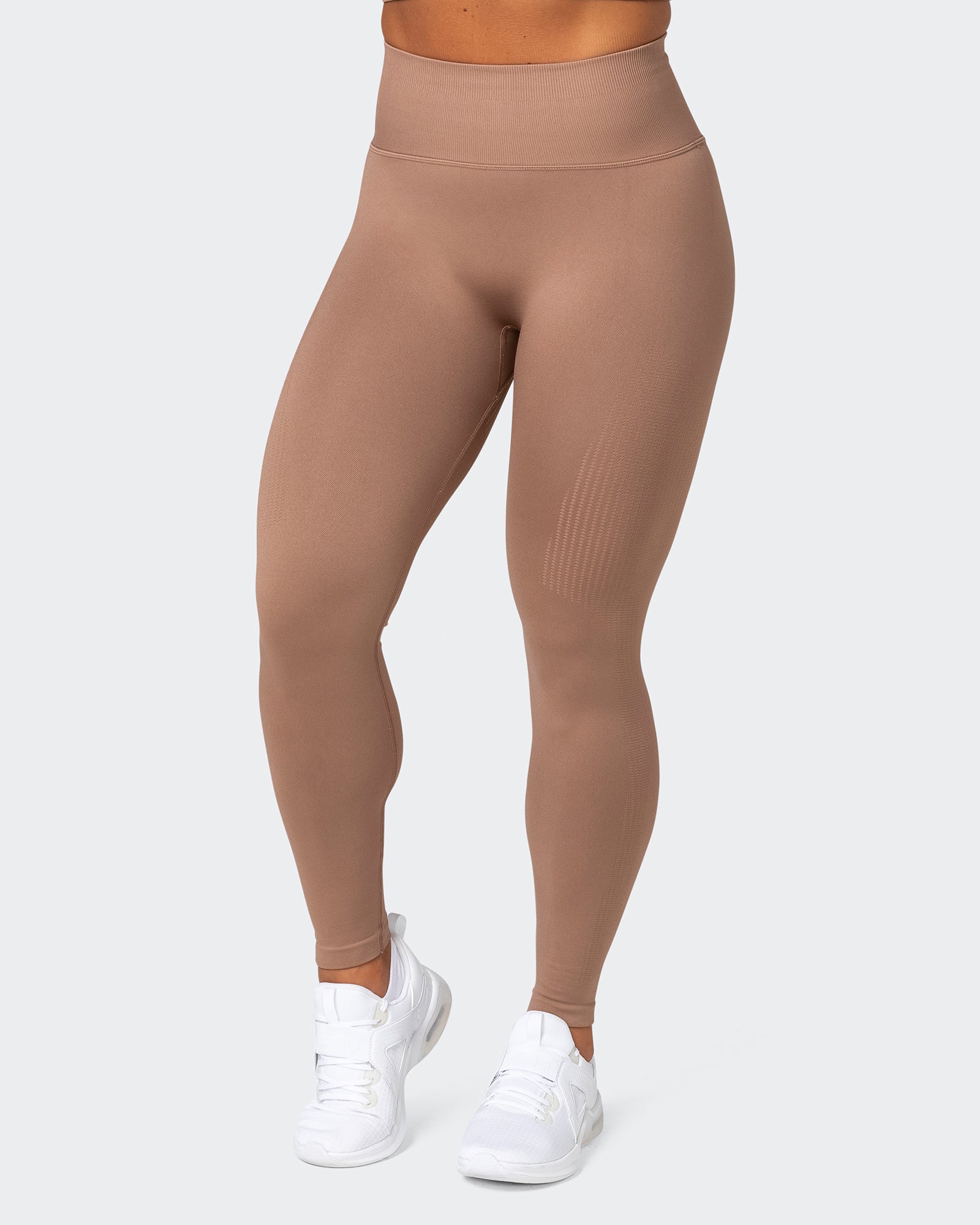 Seamless Full Length Leggings - Biscuit-Leggings-XS-032232BSCUIT-XS-MNAPPRL16904-3-Muscle Nation