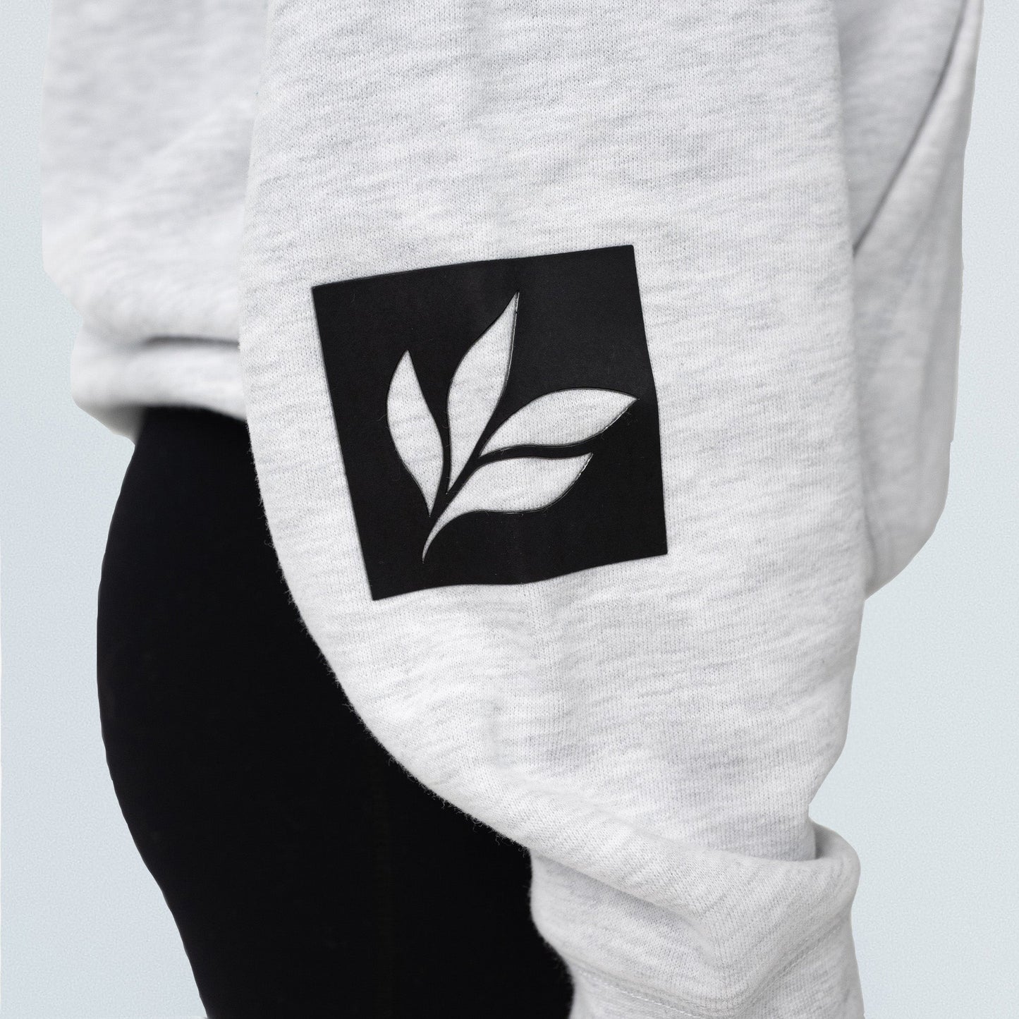 Unisex White Marle Hoodie