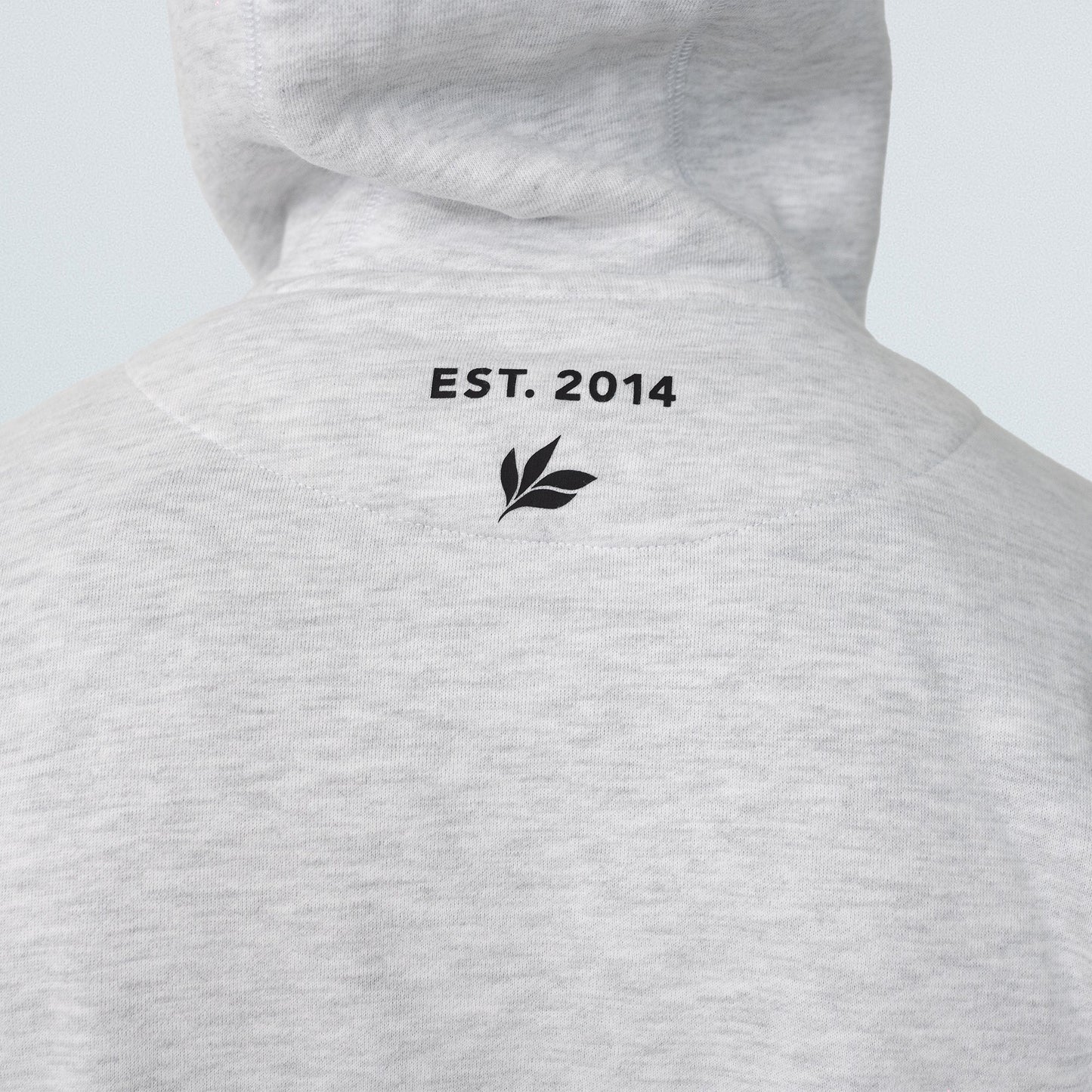 Unisex White Marle Hoodie