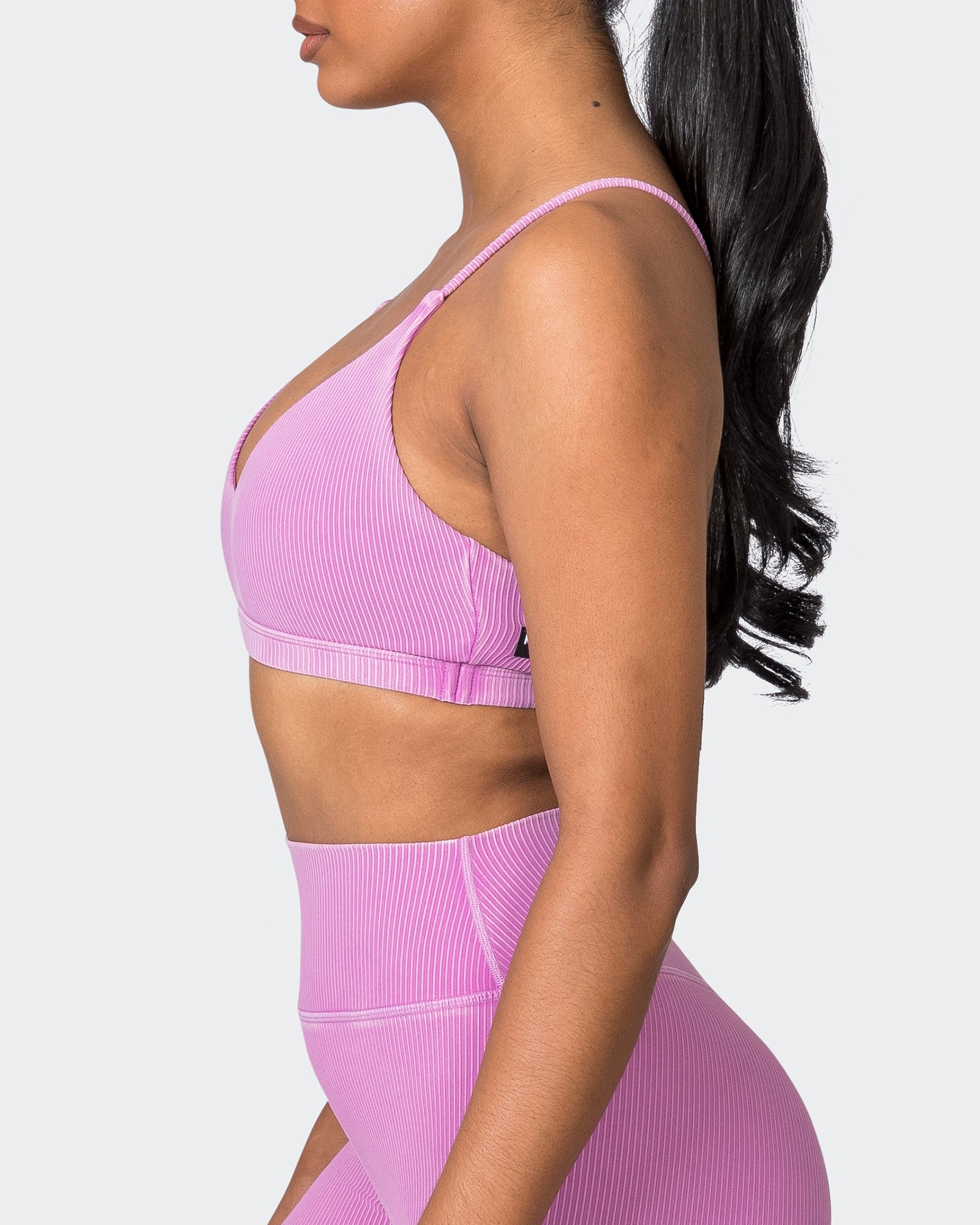 Levitate Vintage Rib Bralette - Washed Dahlia-Bralettes-XS-072325WSHDHL-XS-MNAPPRL25965-5-Muscle Nation