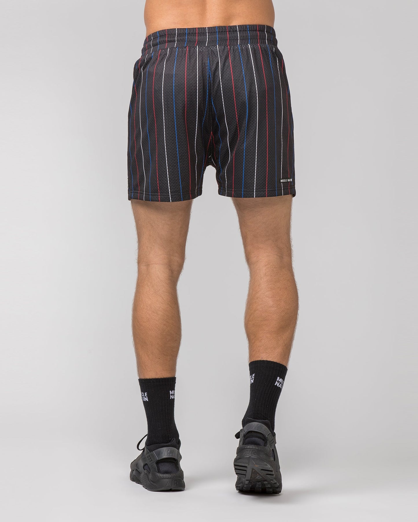 Lay Up 3.5" Shorts - Retro Pinstripe-Shorts-S-112342RTROPIN-S-MNAPPRL30726-5-Muscle Nation