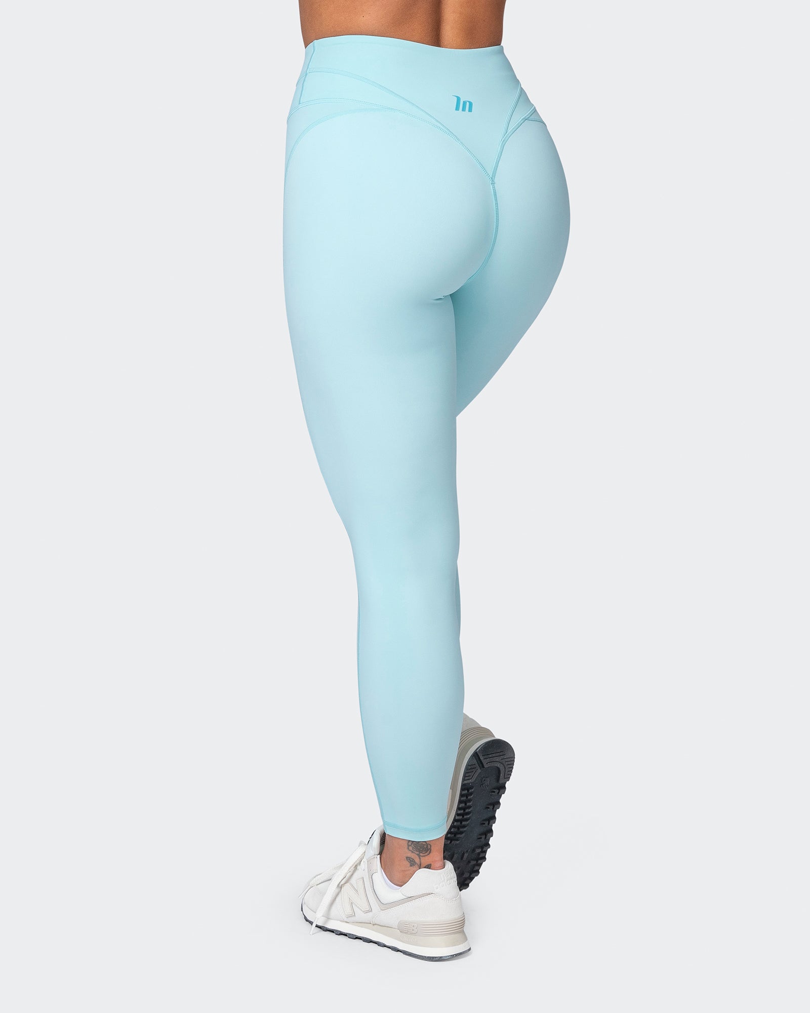 Second Skin Ankle Length Leggings - Cosmic Blue-Leggings-XXS-032323WSHCOBL-XXS-MNAPPRL22040-5-Muscle Nation