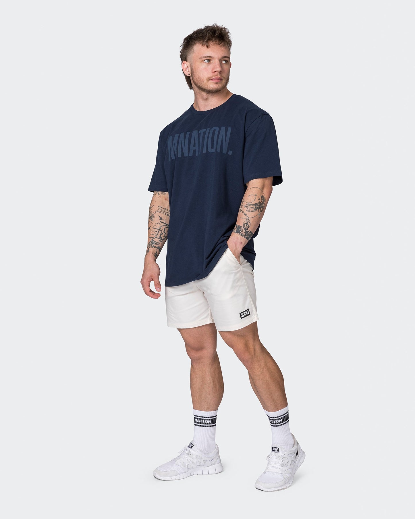 Daily 6" Shorts - Travertine-Shorts-S-052333TRAV-S-MNAPPRL25184-7-Muscle Nation