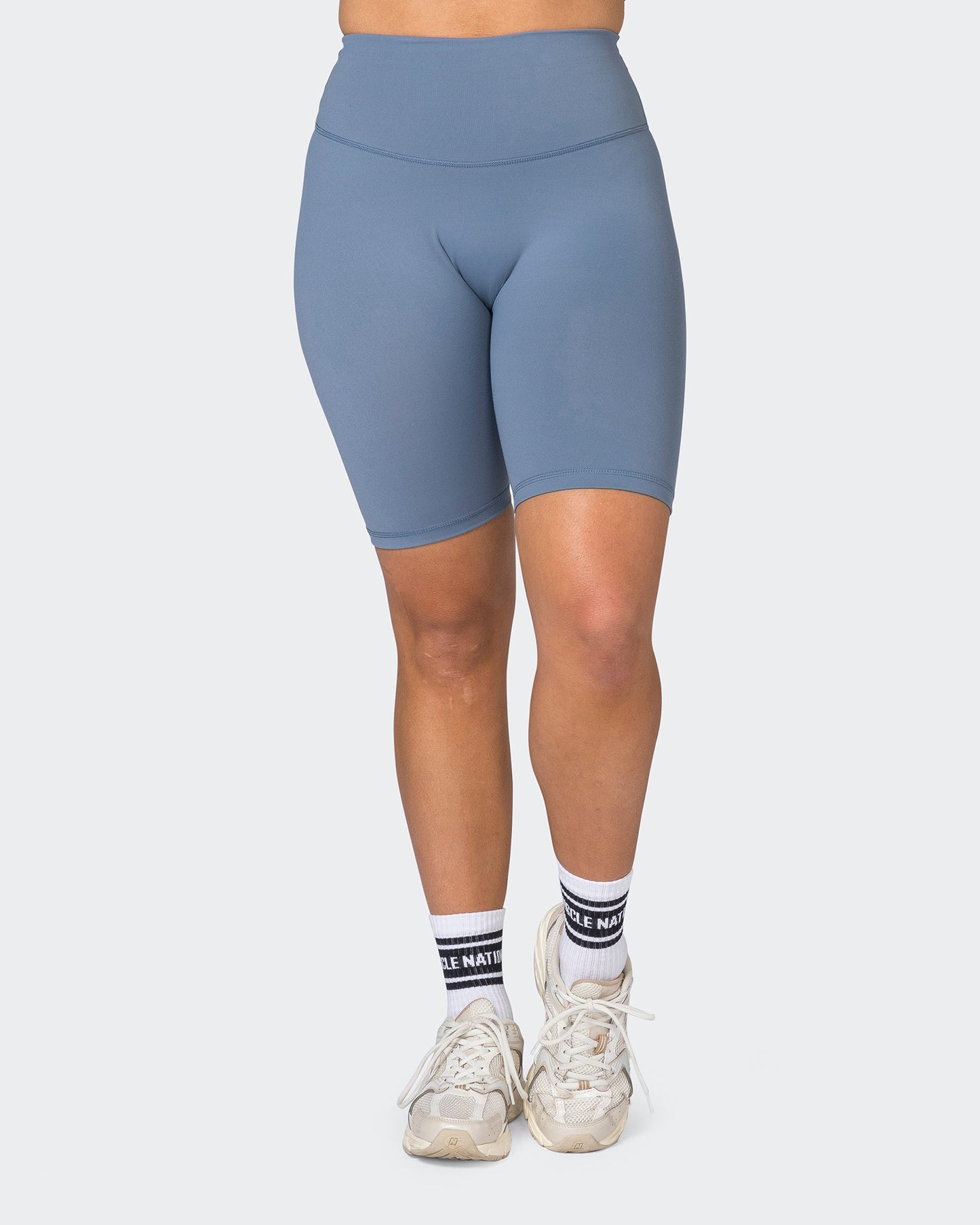 Ultra Signature Referee Length Shorts - Stone Blue-Shorts-XXS-052306STNBLU-XXS-MNAPPRL24684-2-Muscle Nation