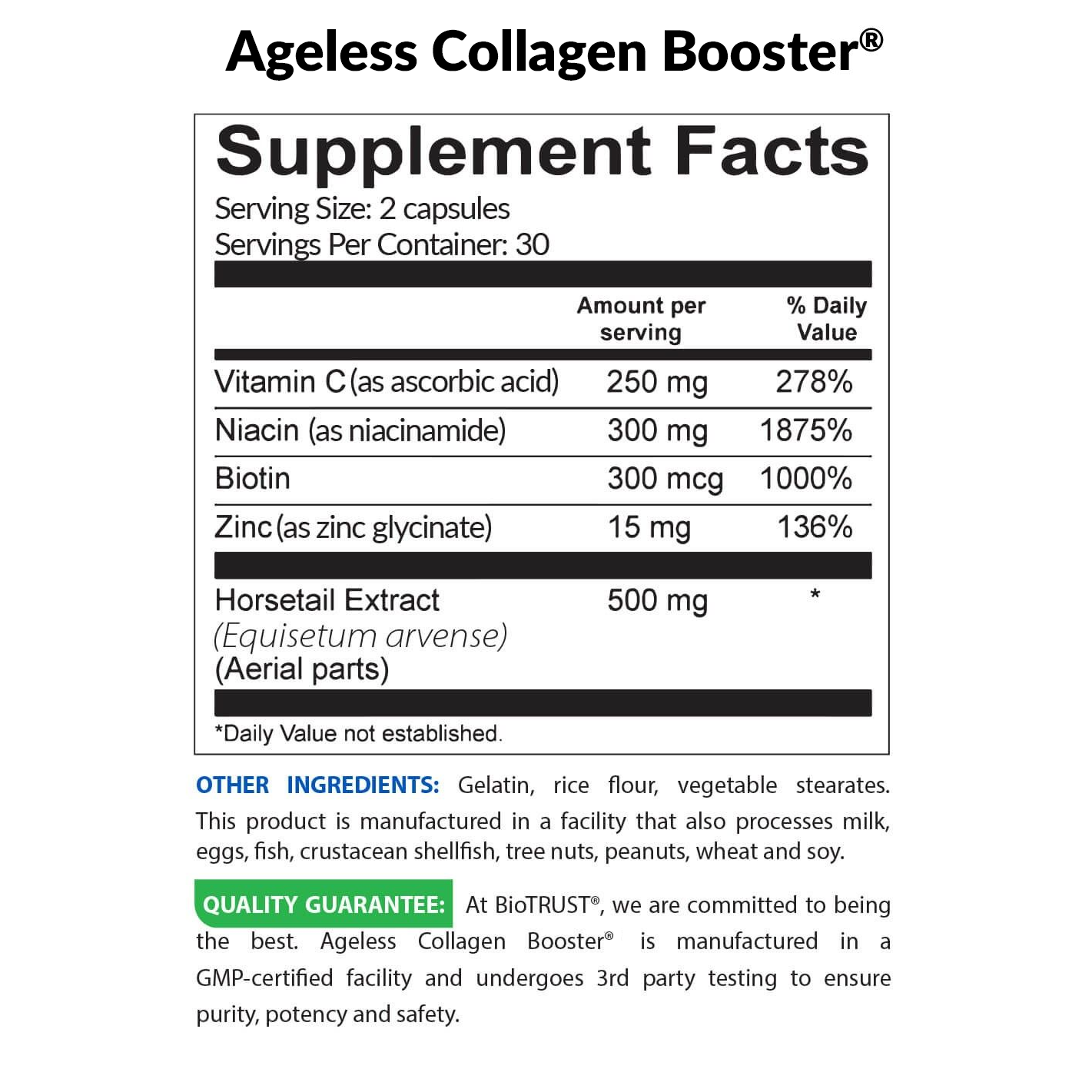 Ageless Collagen Booster?ĄŞ Supports Collagen Production