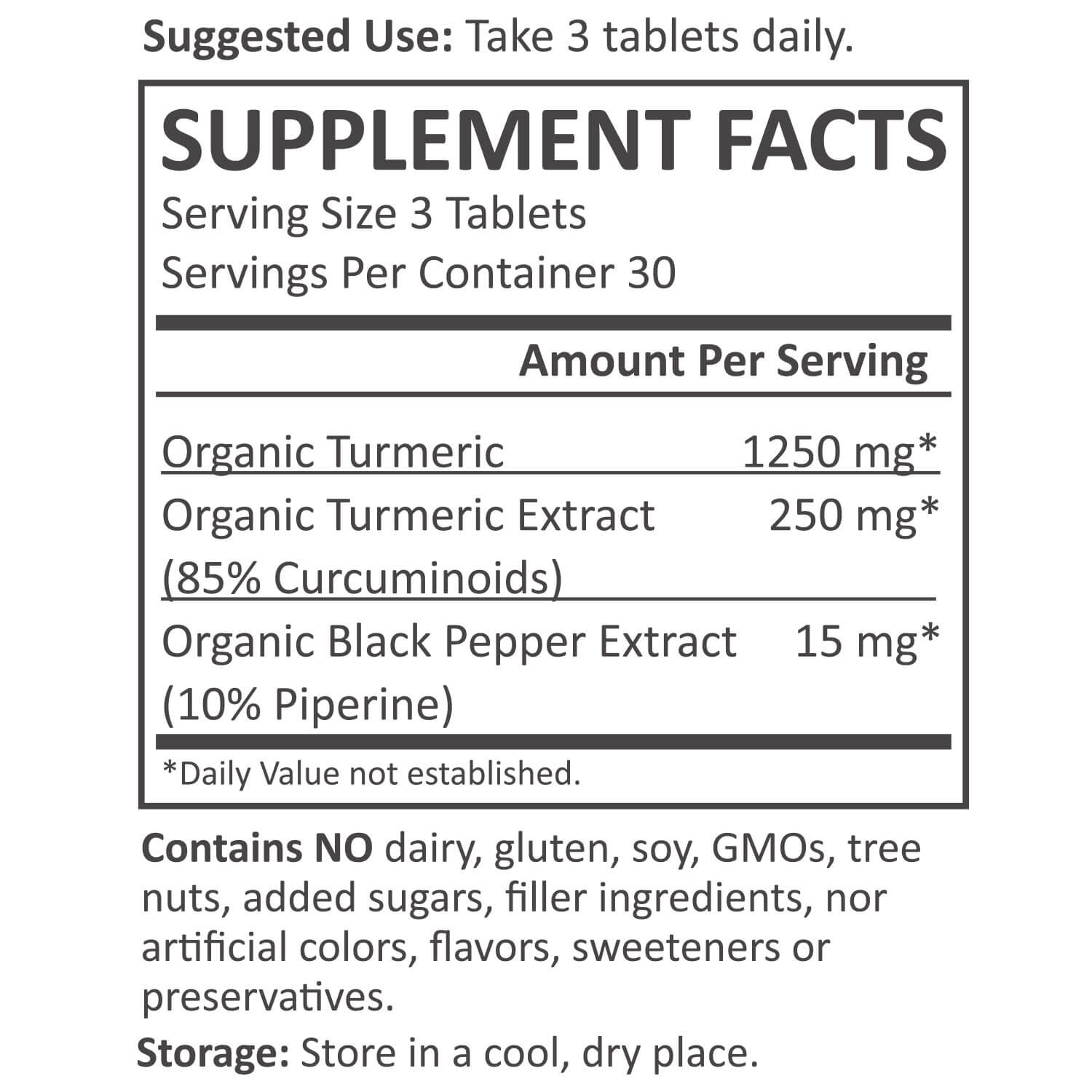 Turmeric Nutrition Facts supplement-facts unflavored_30