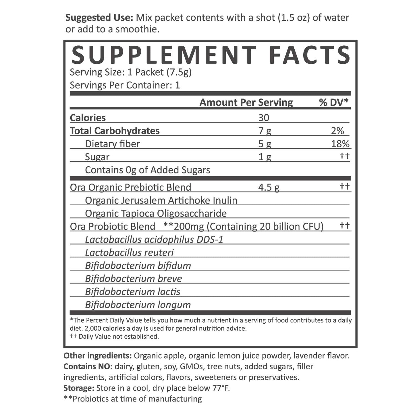 Trust Your Gut Nutrition Facts supplement-facts lavender-lemonade_1
