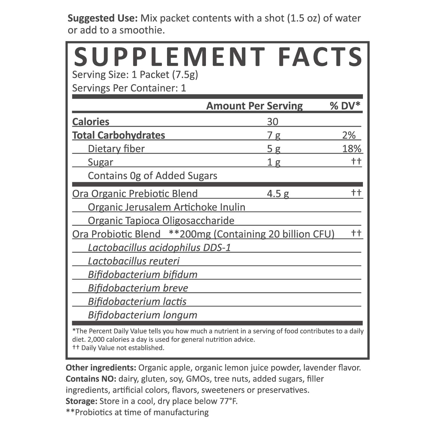 Trust Your Gut Nutrition Facts supplement-facts lavender-lemonade_1