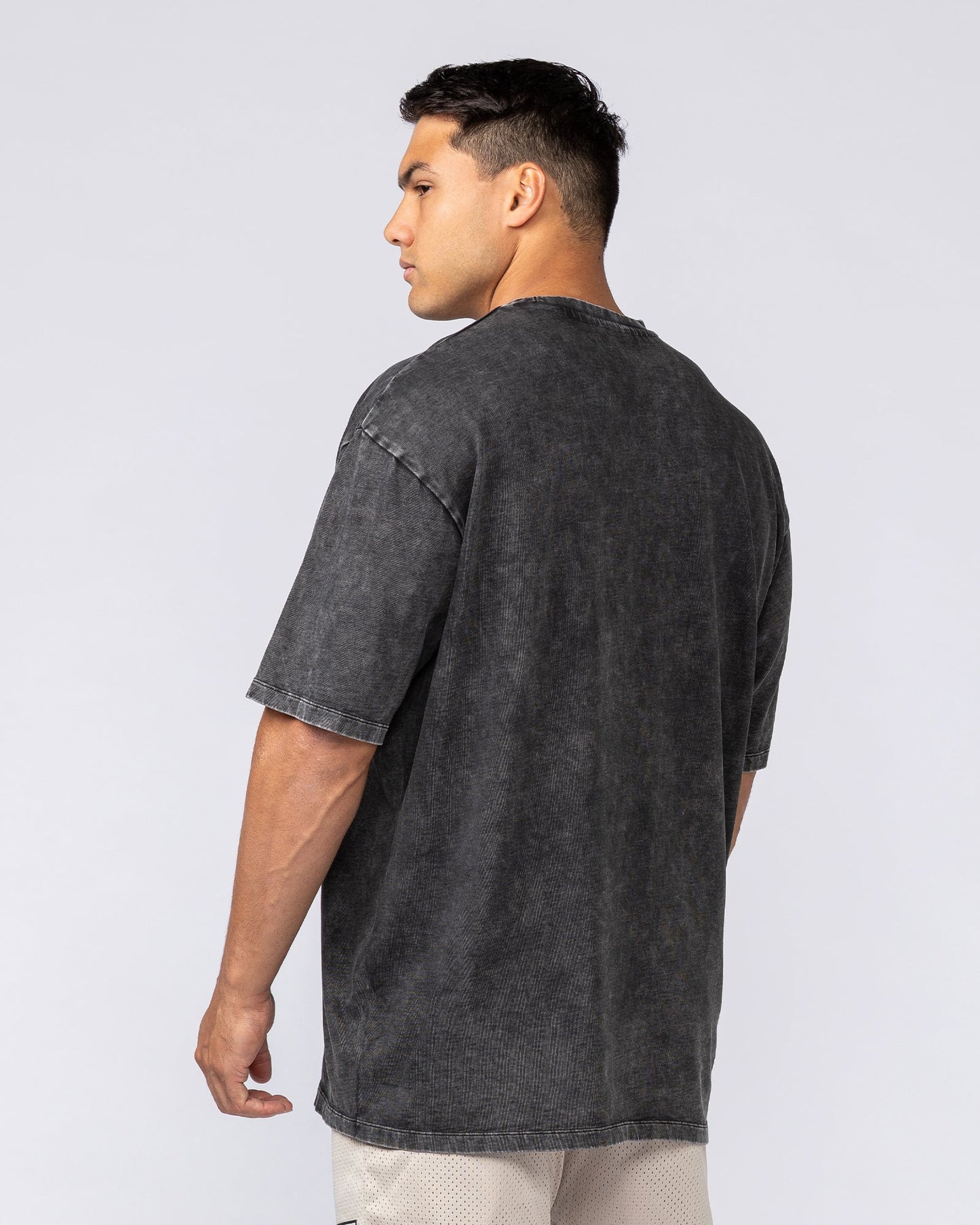 Take Flight Vintage Oversized Tee - Washed Black-T-Shirts-XS-082535WSHBLK-XS-MNAPPRL43993-3-Muscle Nation