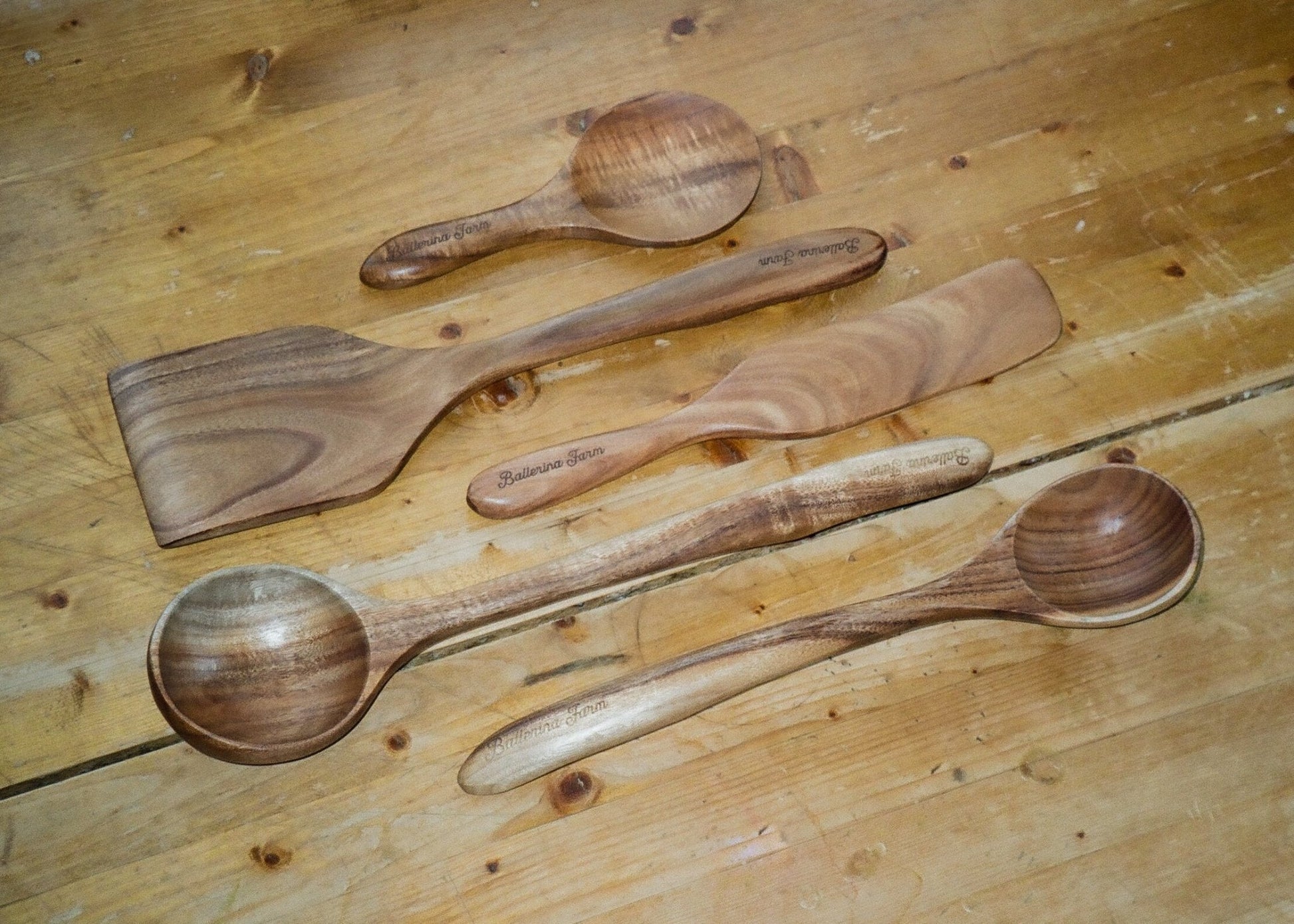 Wood Utensil Set - Ballerina Farm
