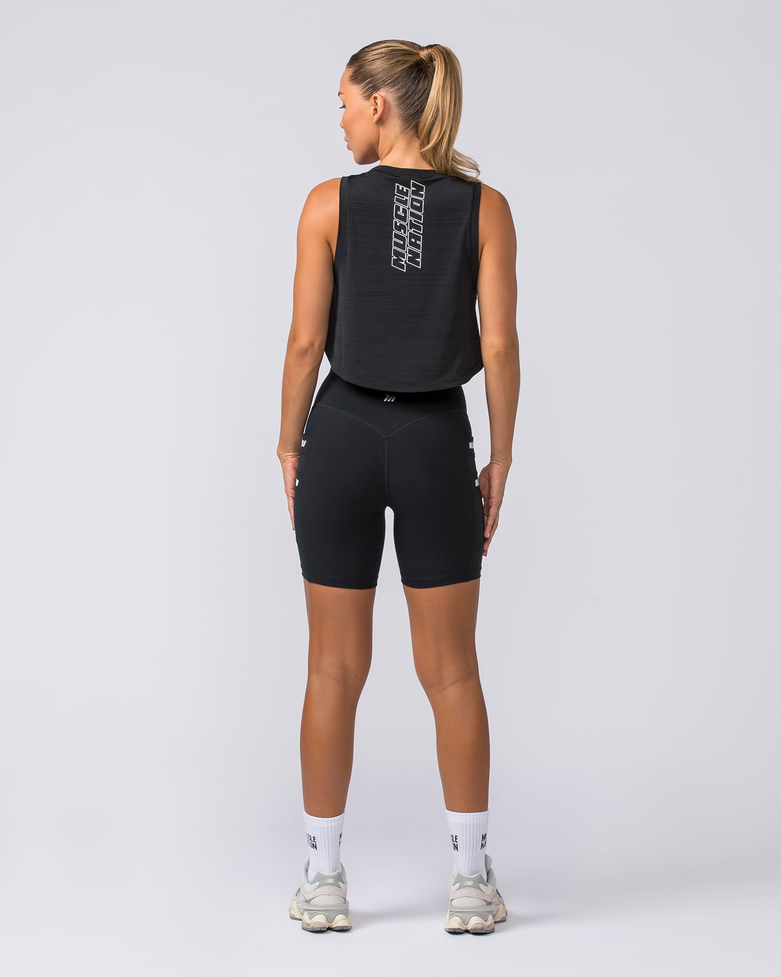 Ignite Cropped Training Tank - Black-Singlets & Tanks-XXS-112379BLK-XXS-MNAPPRL28001-6-Muscle Nation