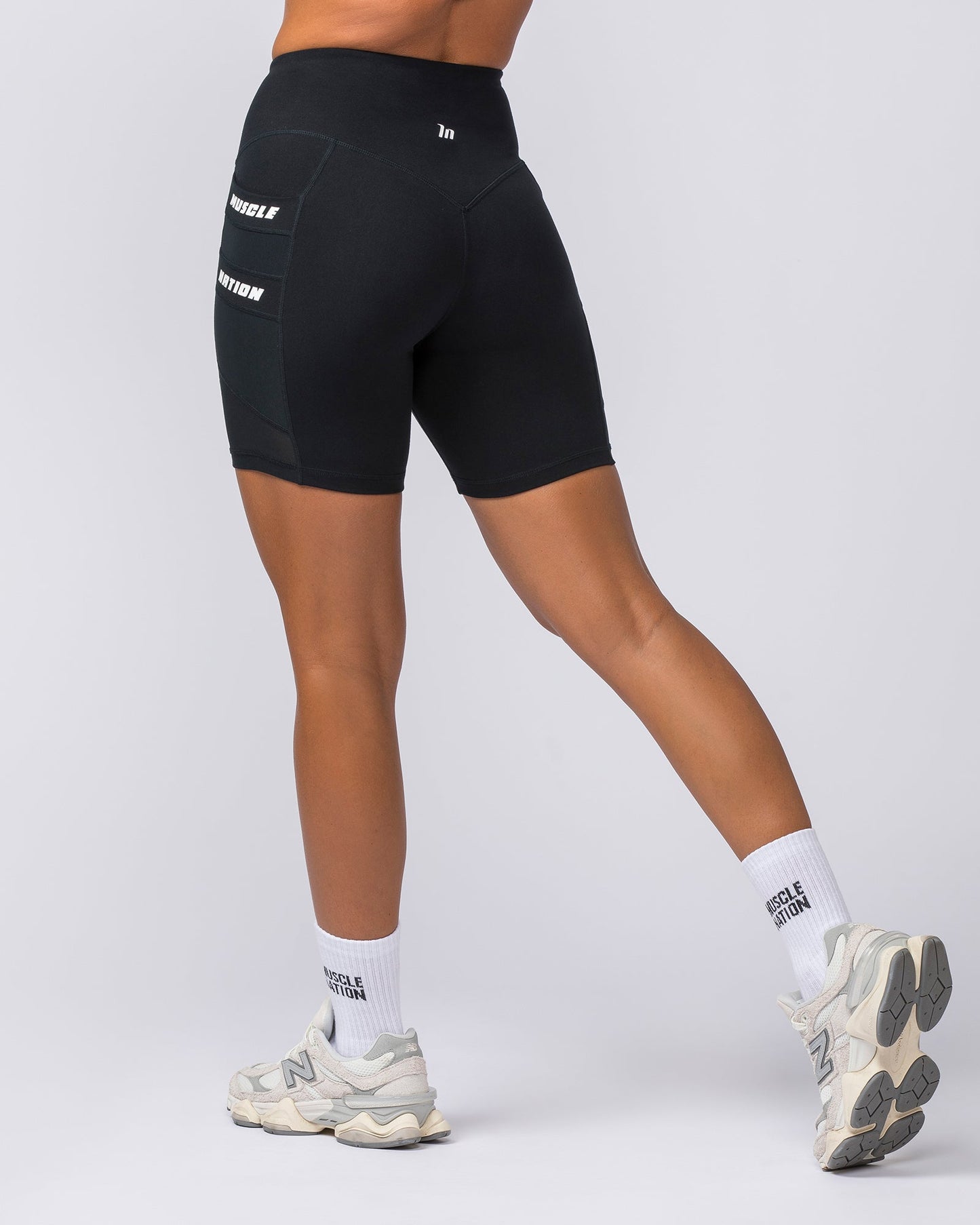 Amplify Pocket Bike Shorts - Black-Shorts-XXS-112370BLK-XXS-MNAPPRL27632-4-Muscle Nation