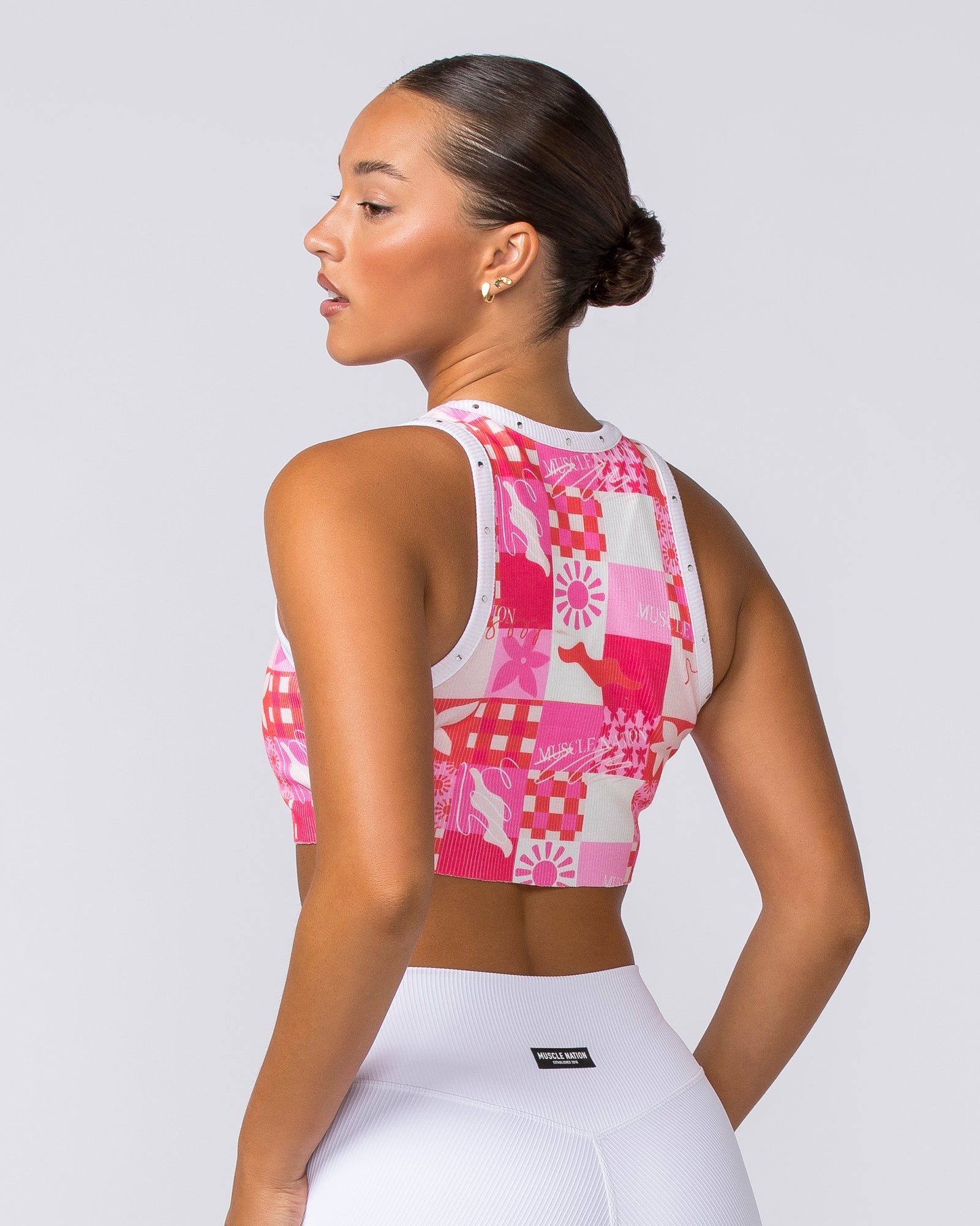 MN Rib Tank - Abstract Print-Singlets & Tanks-XXS-1123102ABSTRPRINT-XXS-MNAPPRL27473-4-Muscle Nation