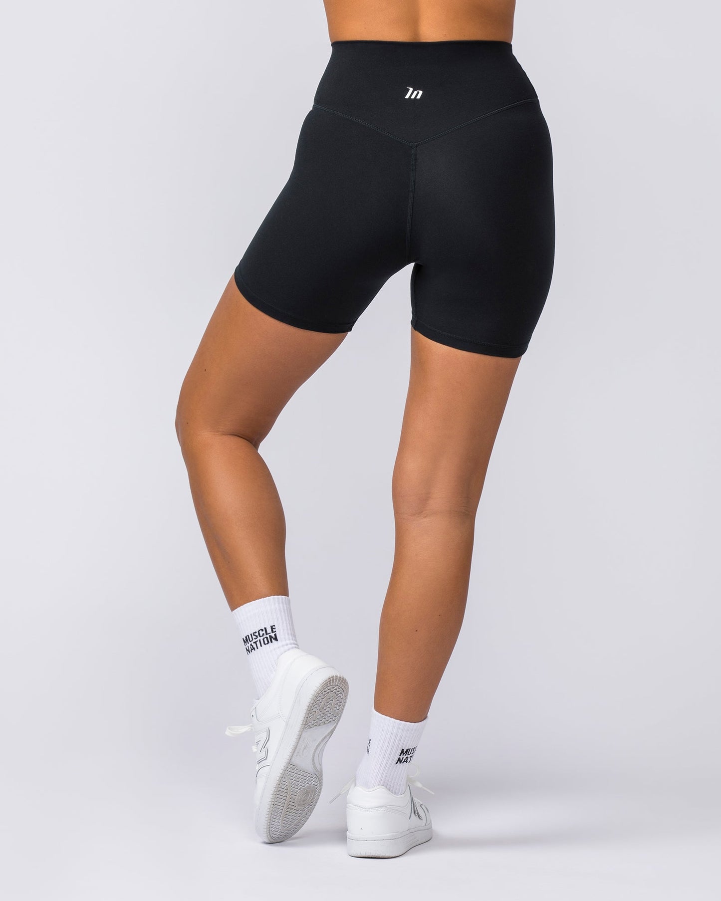 Zero Rise Everyday Bike Shorts - Black-Shorts-XXS-112307BLK-XXS-MNAPPRL26614-5-Muscle Nation