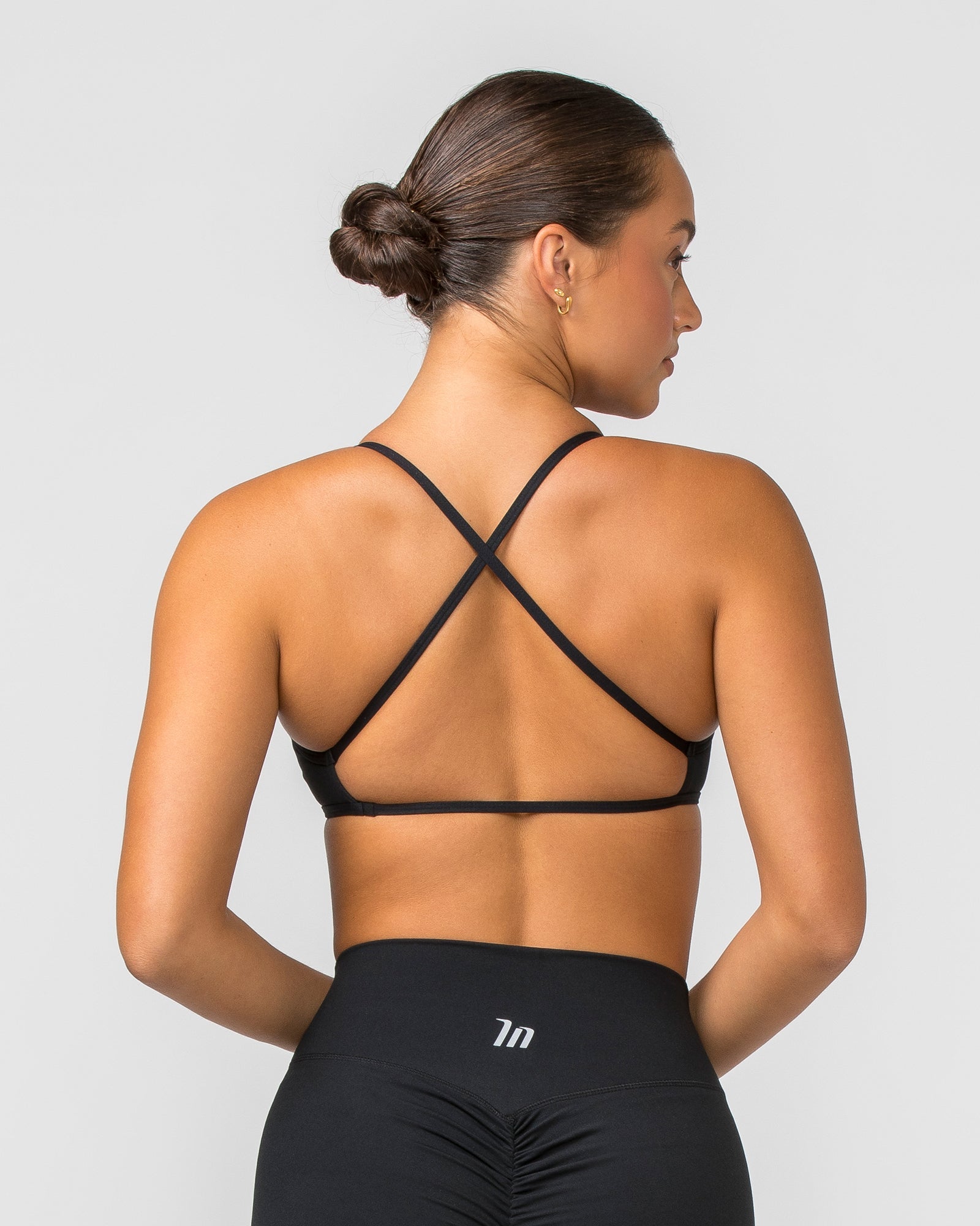 Essence Bralette - Black-Bralettes-XXS-112242BLK-XXS-MNAPPRL40009-5-Muscle Nation