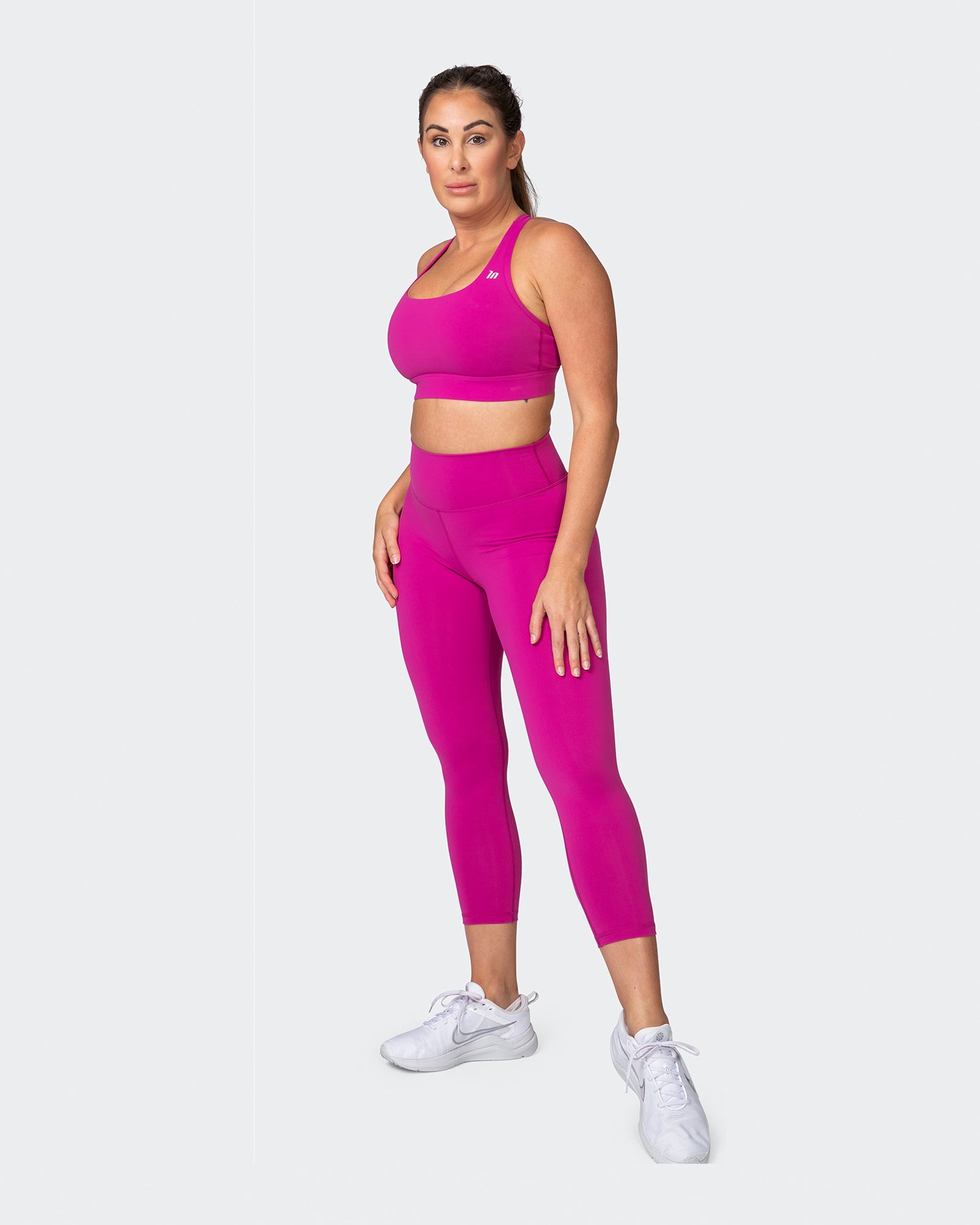 Signature Scrunch 7/8 Leggings - Neon Grape-Leggings-XXS-042373NEOGRP-XXS-MNAPPRL22710-7-Muscle Nation