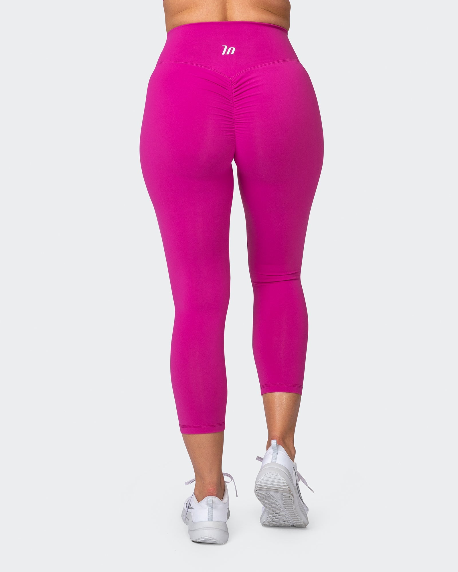 Signature Scrunch 7/8 Leggings - Neon Grape-Leggings-XXS-042373NEOGRP-XXS-MNAPPRL22710-6-Muscle Nation