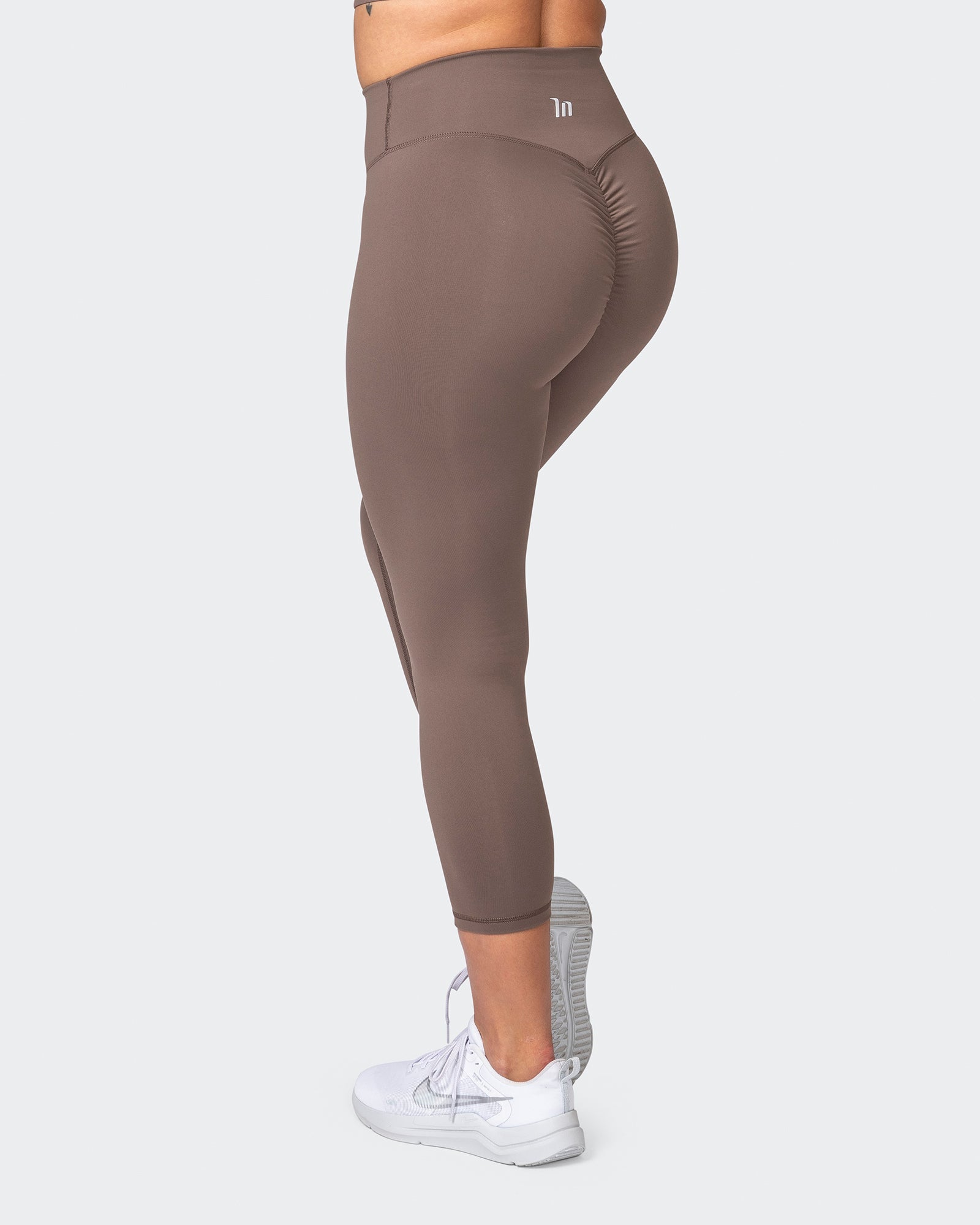 Signature Scrunch 7/8 Leggings - Taupe-Leggings-XXS-042373TAUPE-XXS-MNAPPRL22692-5-Muscle Nation