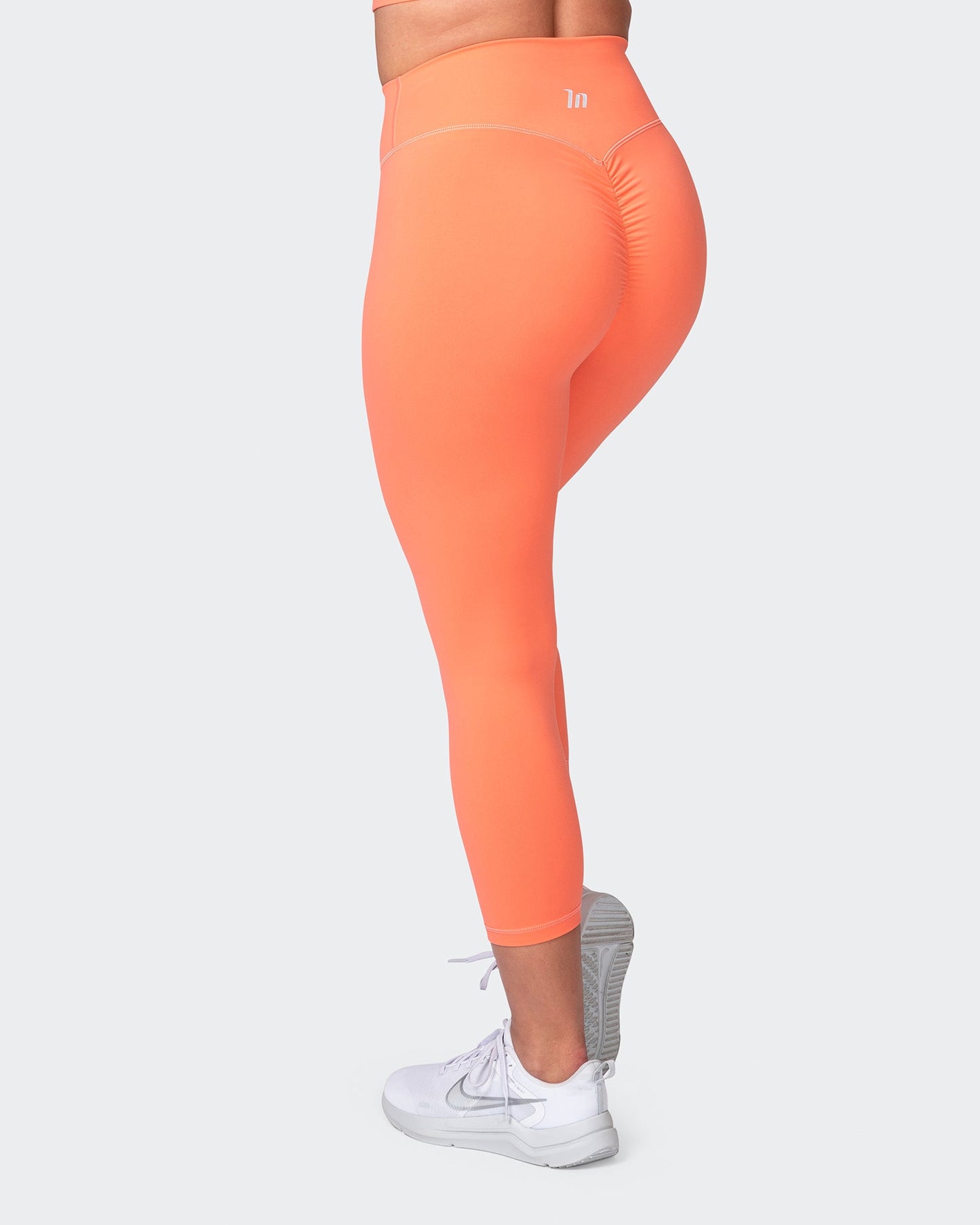 Signature Scrunch 7/8 Leggings - Hot Coral-Leggings-XXS-042373HTCORL-XXS-MNAPPRL22719-5-Muscle Nation