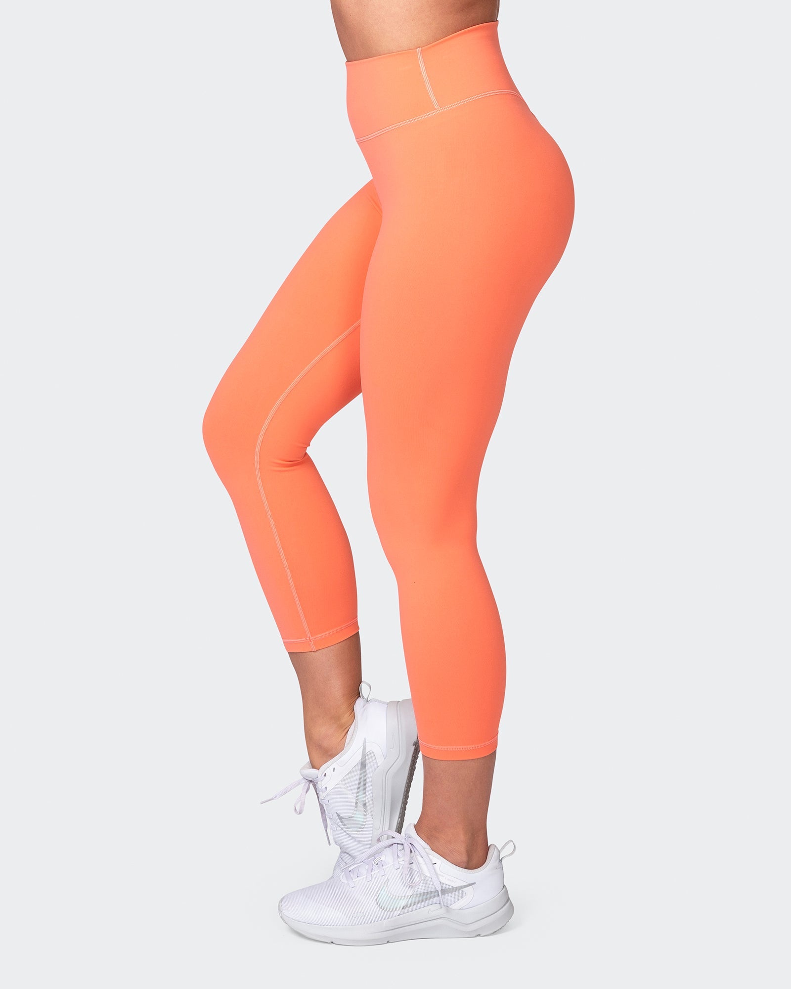 Signature Scrunch 7/8 Leggings - Hot Coral-Leggings-XXS-042373HTCORL-XXS-MNAPPRL22719-4-Muscle Nation