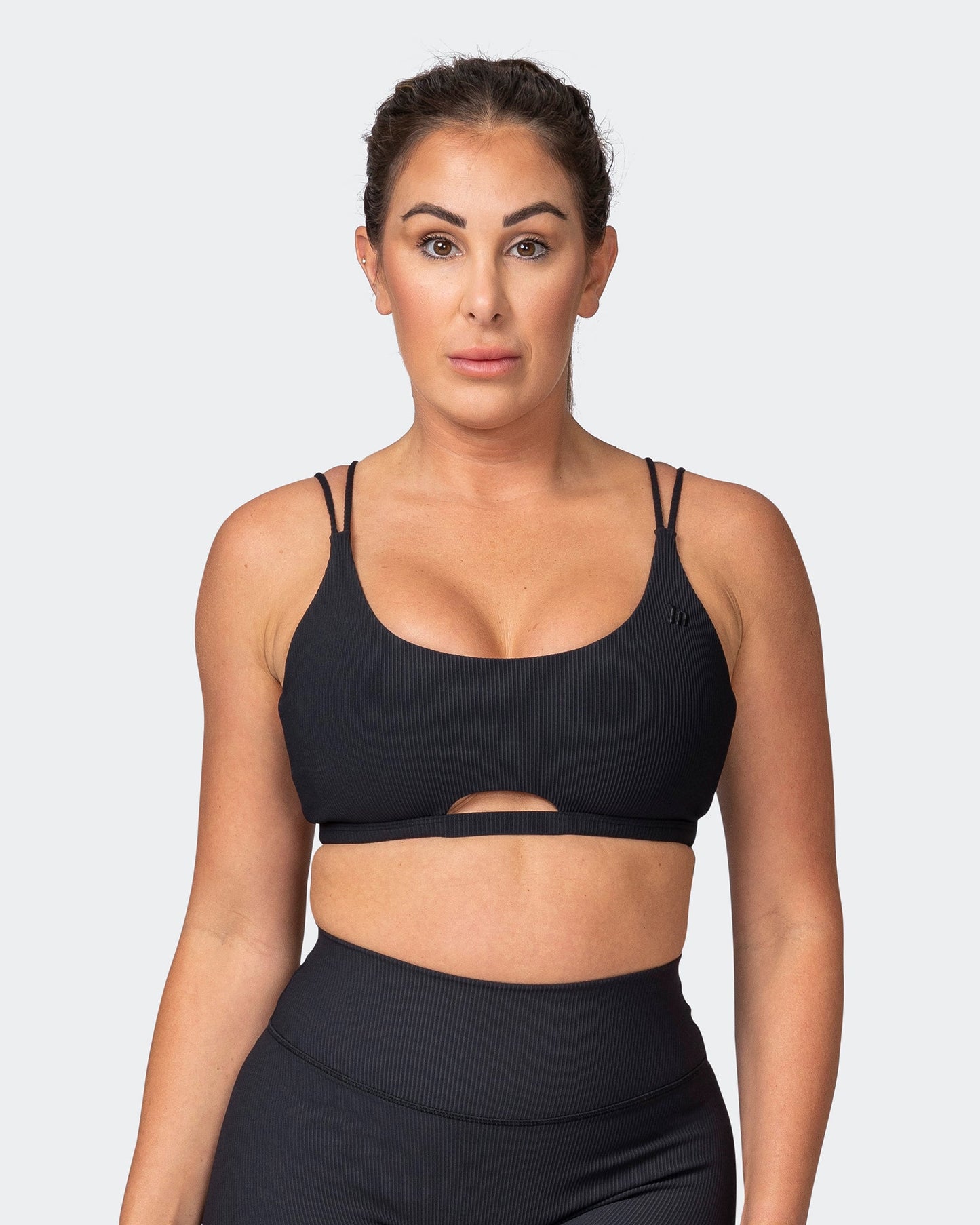 All Day Rib Bralette - Black-Bralettes-XS-042201BLK-XS-MNAPPRL14311-1-Muscle Nation