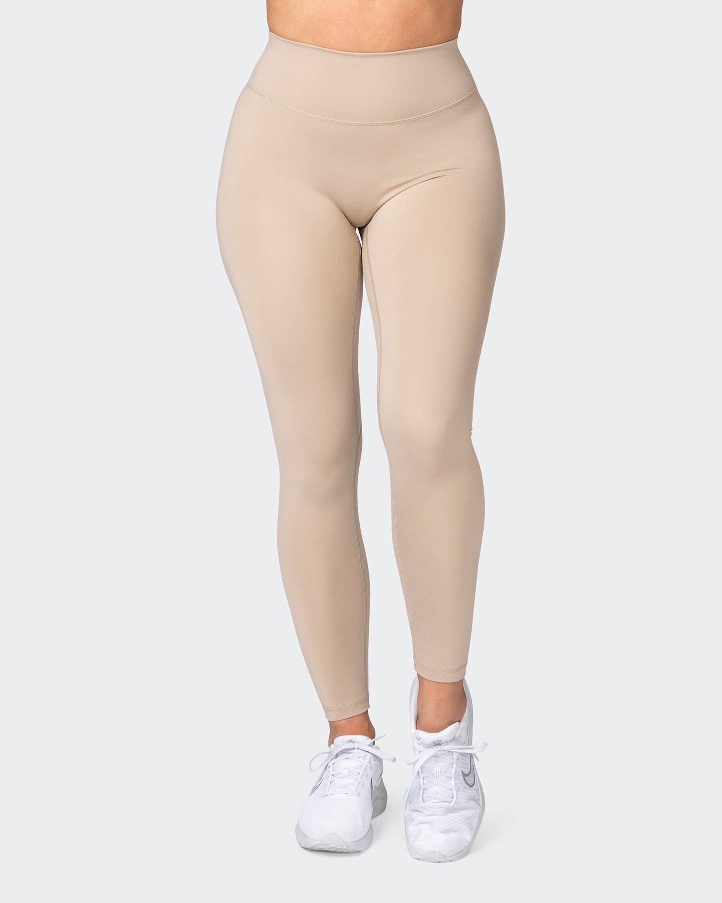 Zero Rise Everyday Ankle Length Leggings - Bone-Leggings-XXS-042379BNE-XXS-MNAPPRL22972-2-Muscle Nation