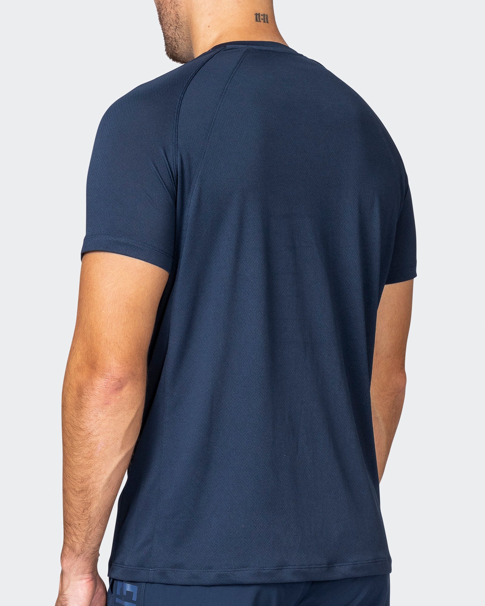 New Heights Running Tee - Navy-T-Shirts-S-042359NAVY-S-MNAPPRL22256-5-Muscle Nation