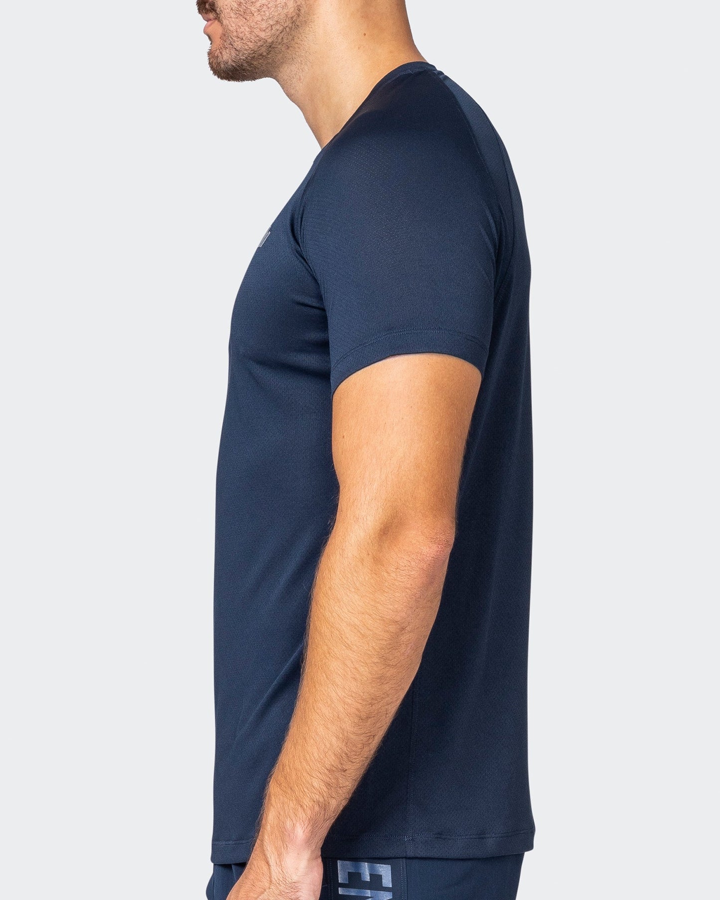 New Heights Running Tee - Navy-T-Shirts-S-042359NAVY-S-MNAPPRL22256-4-Muscle Nation