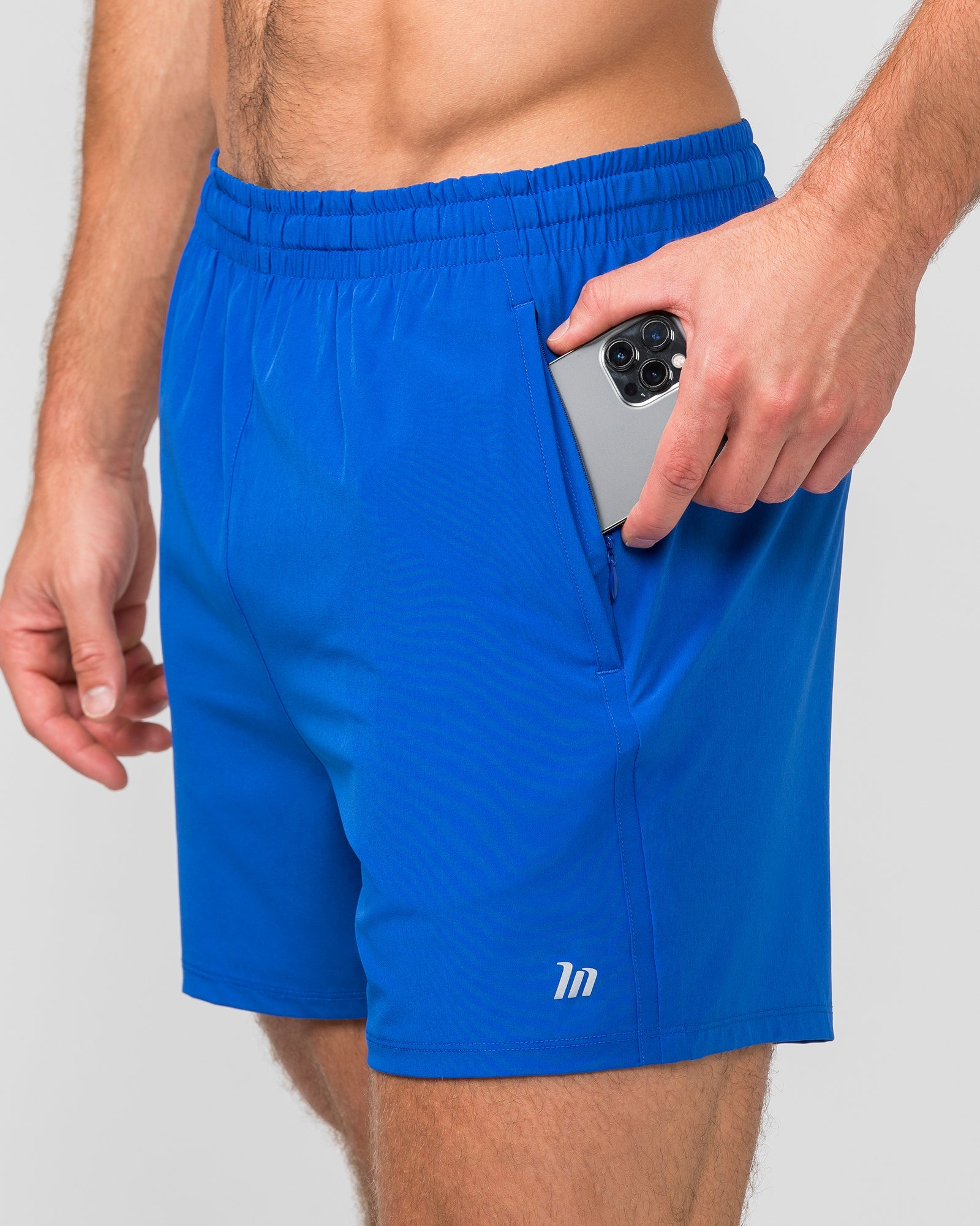 New Heights 4" Shorts - Bondi Blue-Shorts-S-012410BONDIBLU-S-MNAPPRL29177-7-Muscle Nation