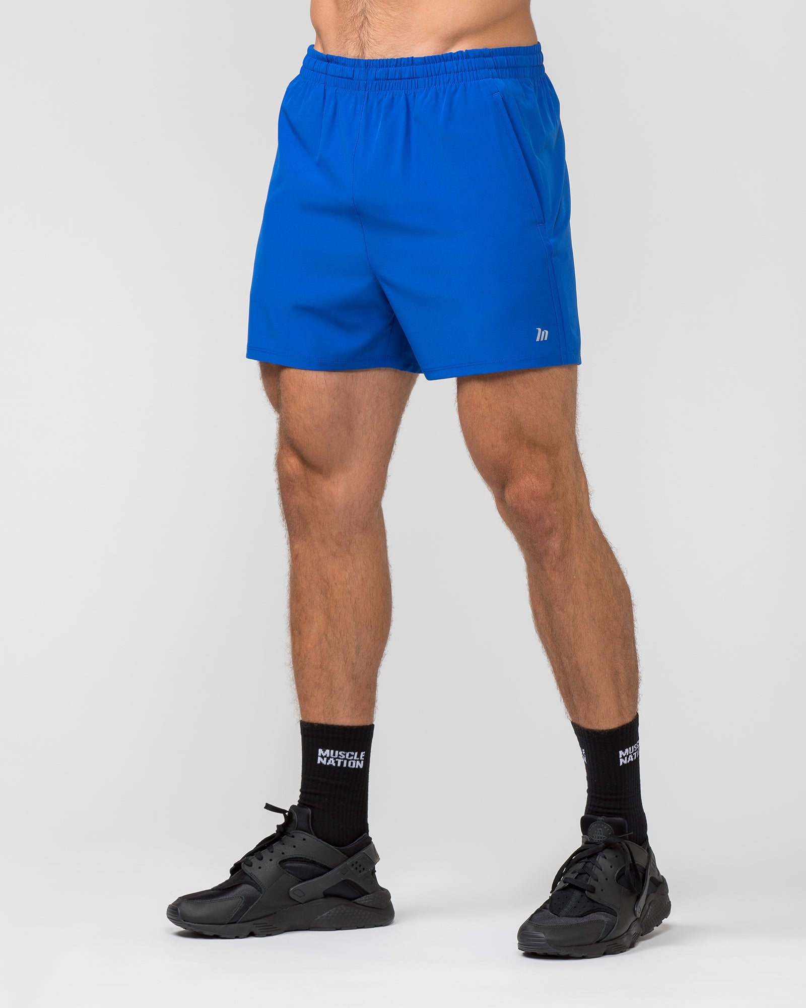 New Heights 4" Shorts - Bondi Blue-Shorts-S-012410BONDIBLU-S-MNAPPRL29177-4-Muscle Nation