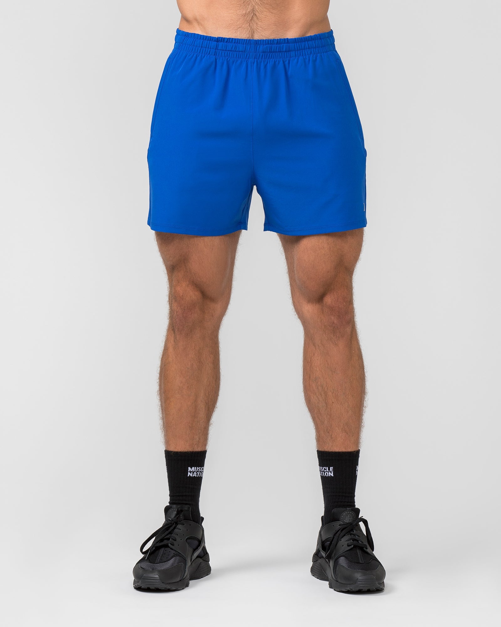 New Heights 4" Shorts - Bondi Blue-Shorts-S-012410BONDIBLU-S-MNAPPRL29177-3-Muscle Nation