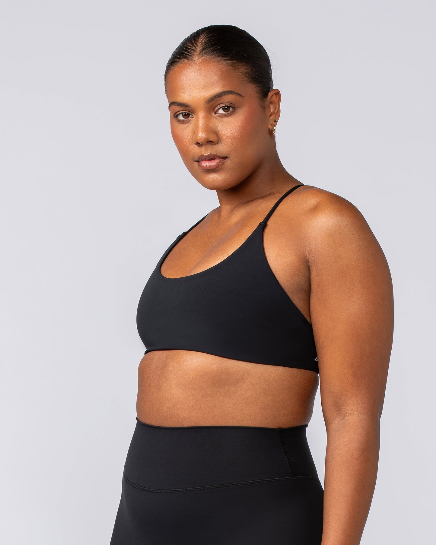 Liberty Strike Bralette - Black-Bralettes-XXS-022506BLK-XXS-MNAPPRL40539-3-Muscle Nation
