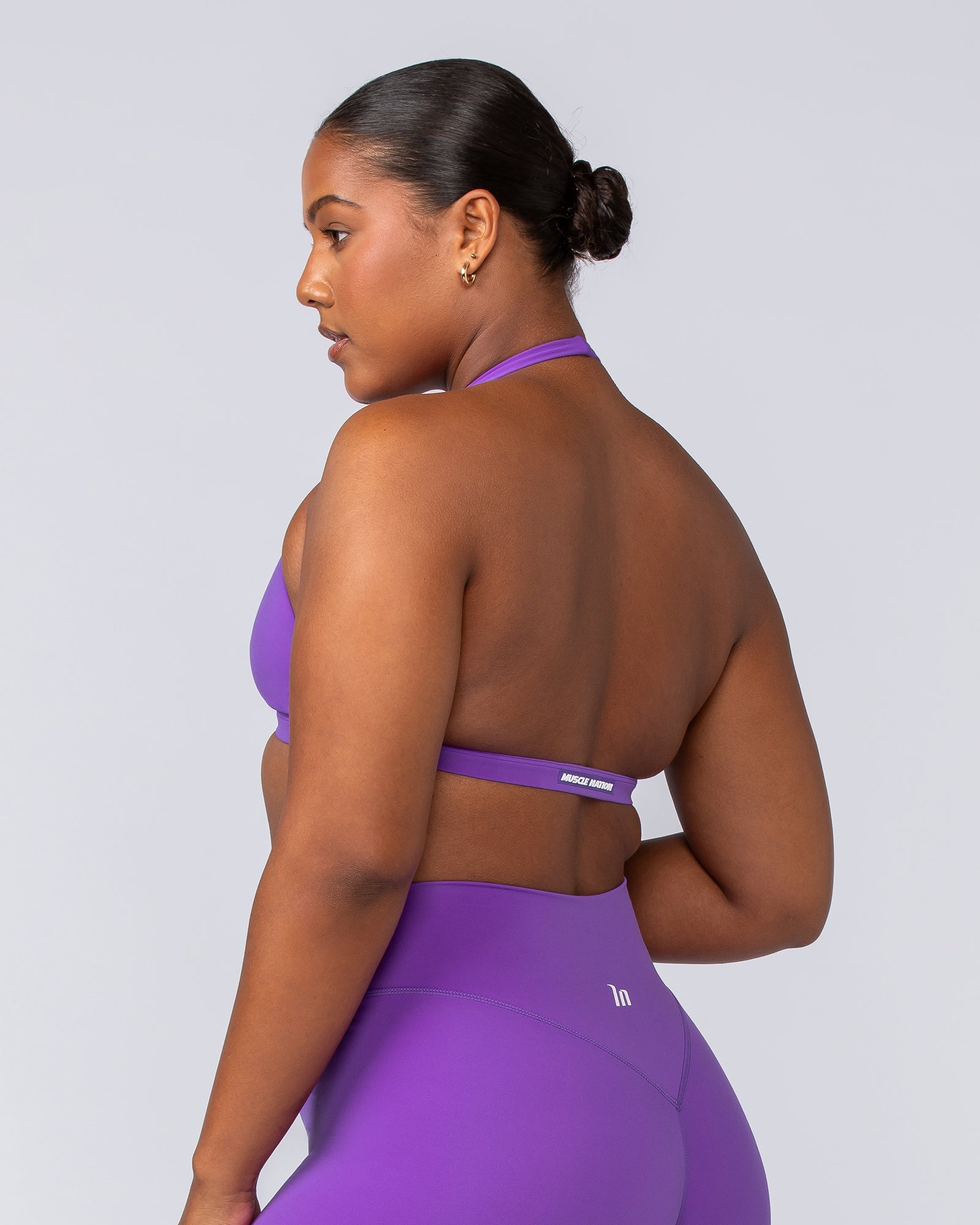 Halter Bralette - Viola-Bralettes-XXS-022505VIOLA-XXS-MNAPPRL40701-4-Muscle Nation